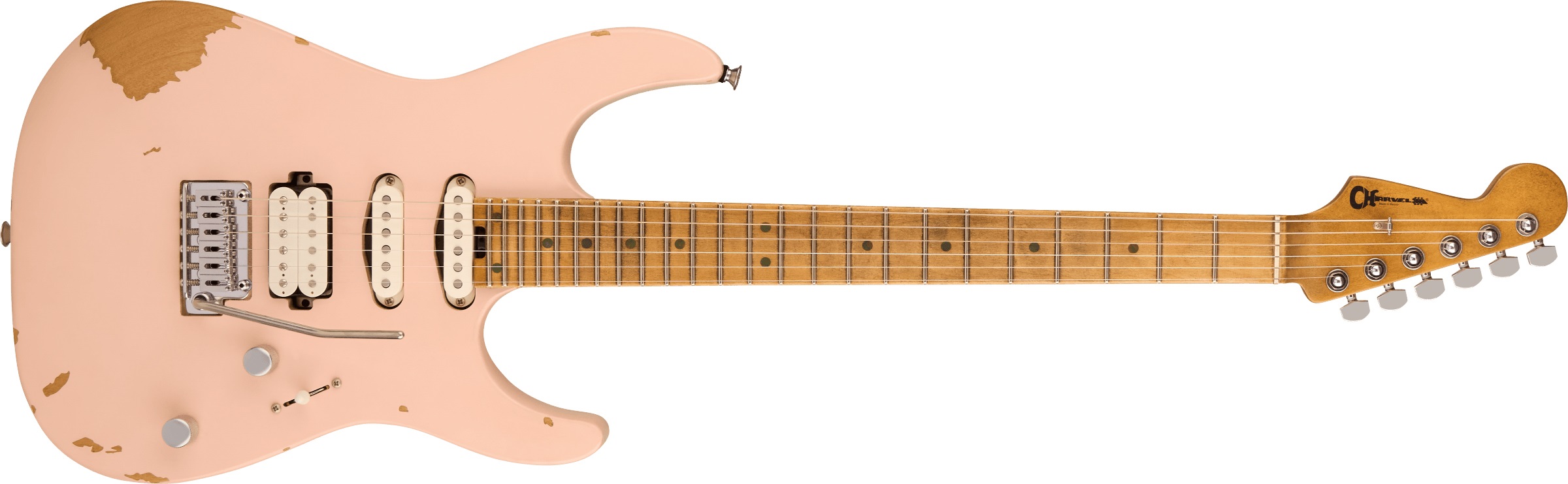 Levně Charvel Pro-Mod Signature Rick Graham DK24 2PT CM Worn Shell Pink