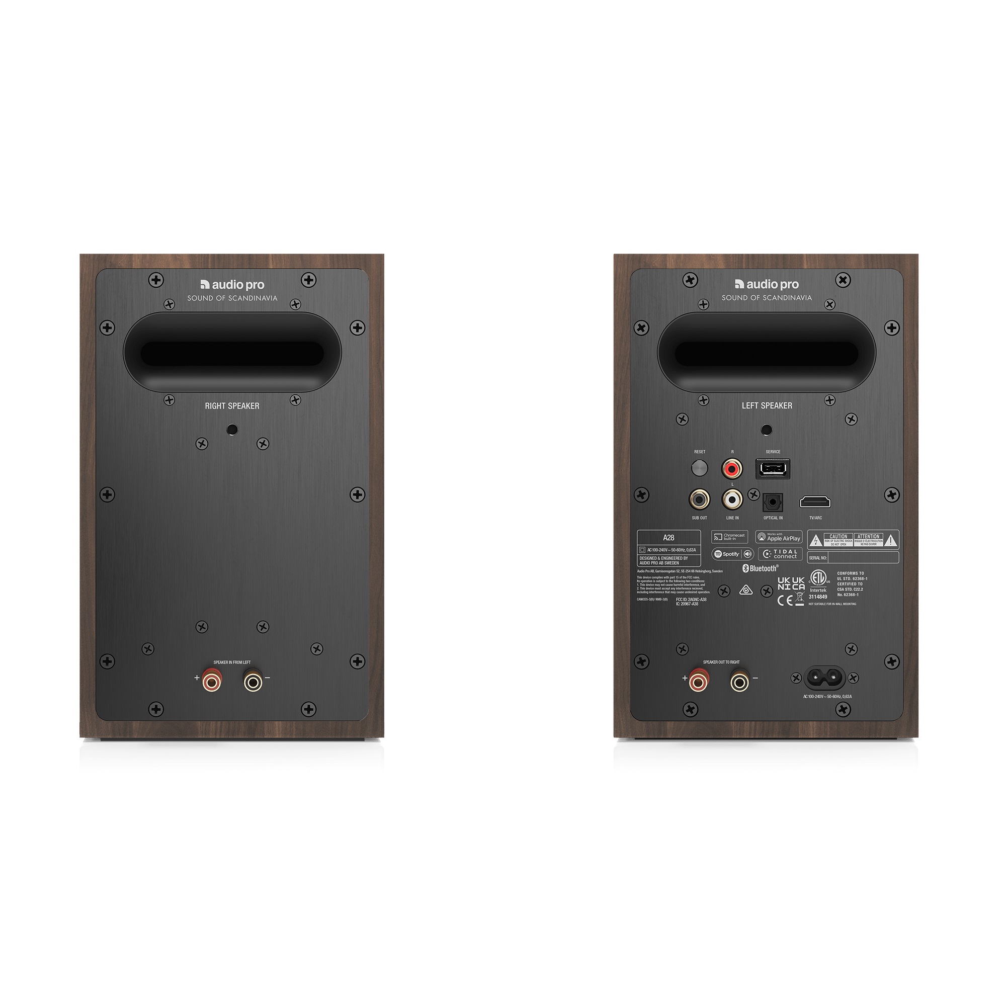 Audio Pro A28 Walnut (obrázek 3)
