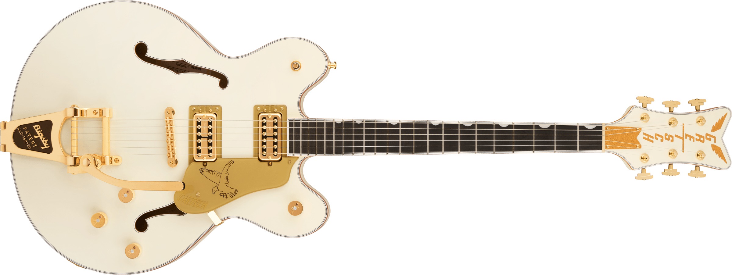 Levně Gretsch LE Falcon Center Block String-Thru Bigsby EB Vintage White