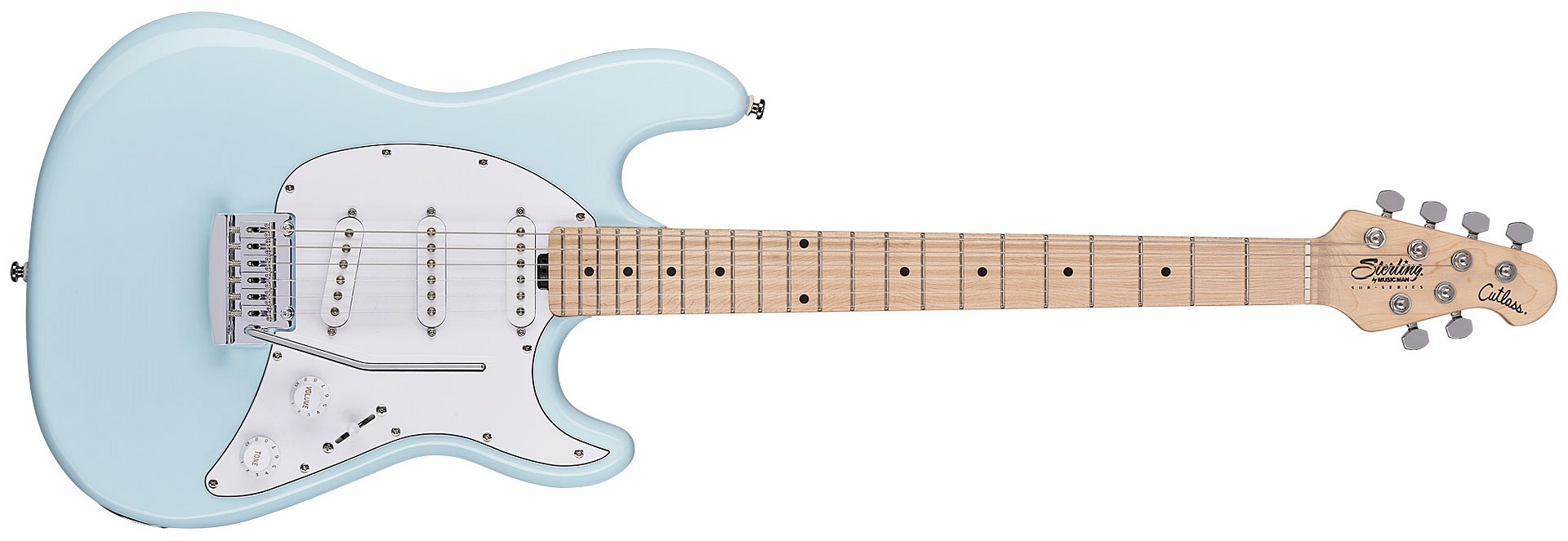 Levně Sterling by Music Man SUB Cutlass CT30SSS Daphne Blue