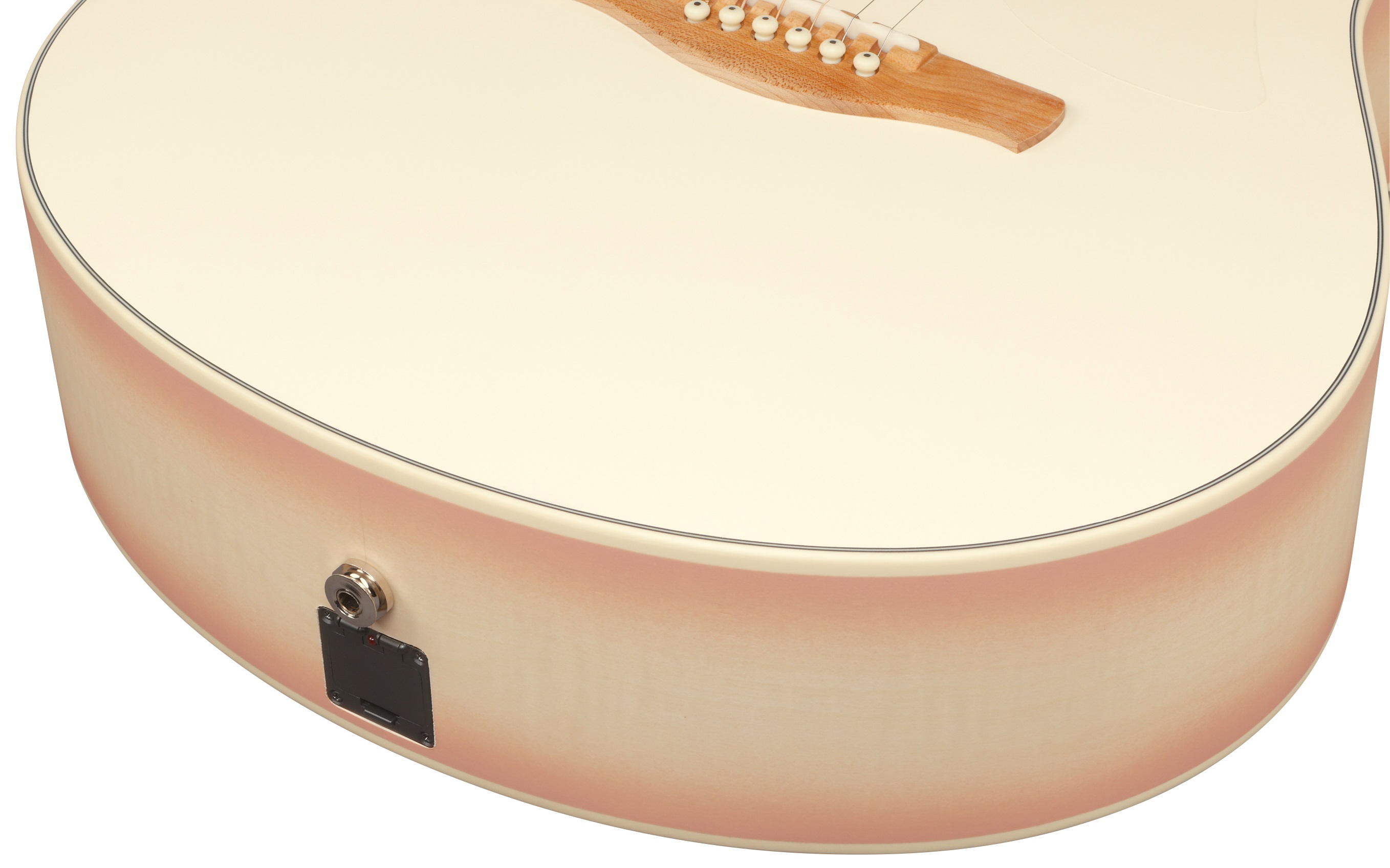 Ibanez AAM370M2E Transparent Antique White Peach Fuzz (obrázek 4)