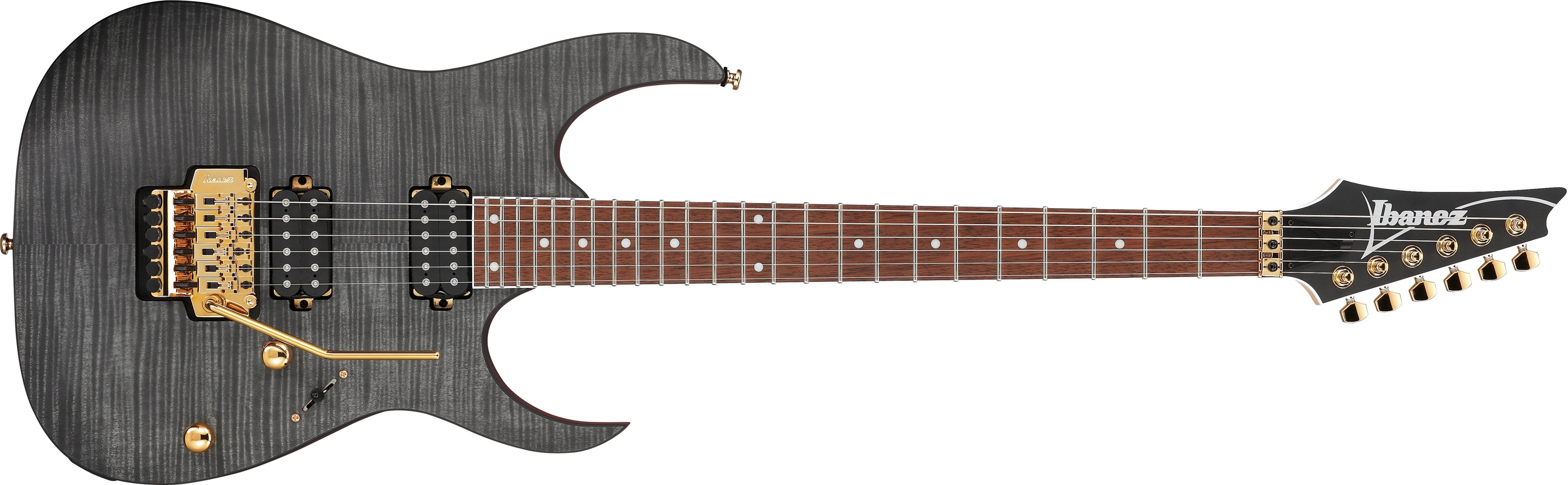 Levně Ibanez RGR420FMSP Transparent Gray