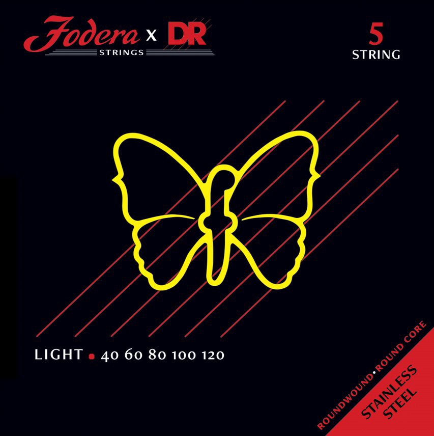 Levně DR Strings Fodera Stainless Steel 5 Light 40120