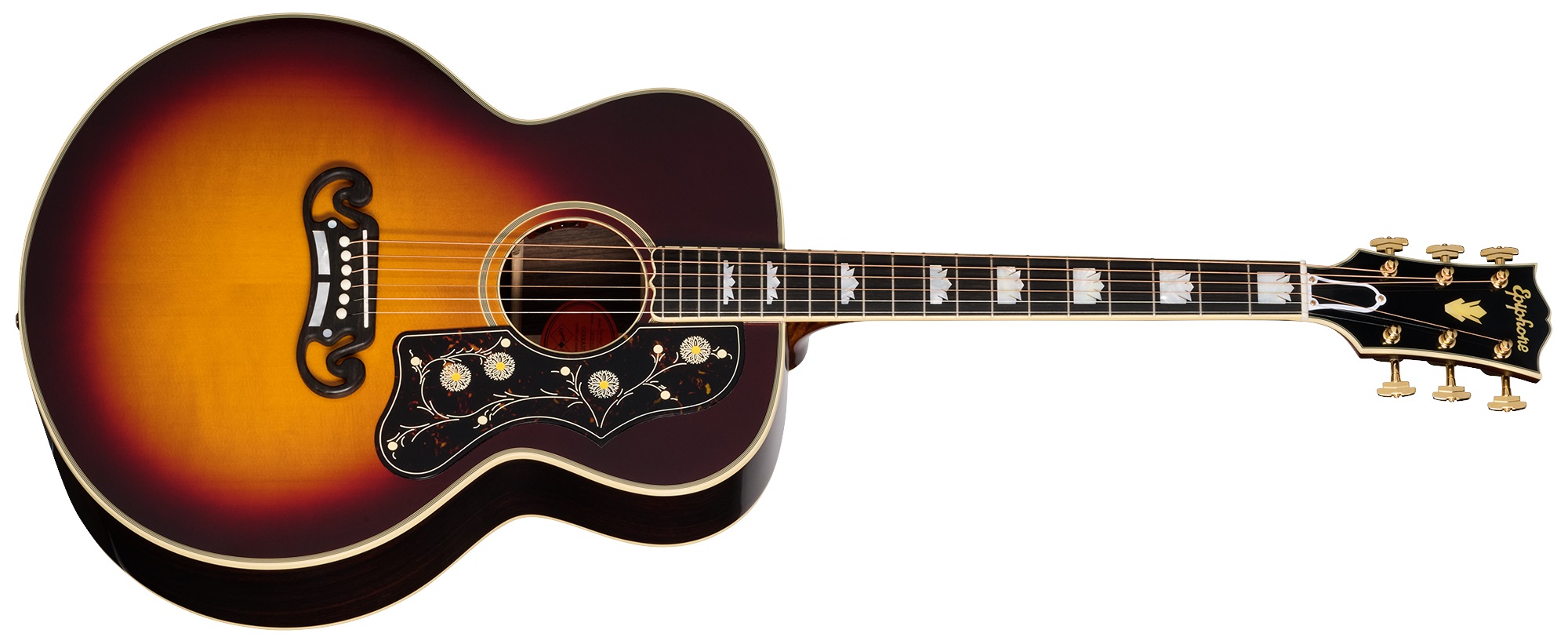 Levně Epiphone Pre-War SJ-200 Rosewood Reissue Vintage Sunburst