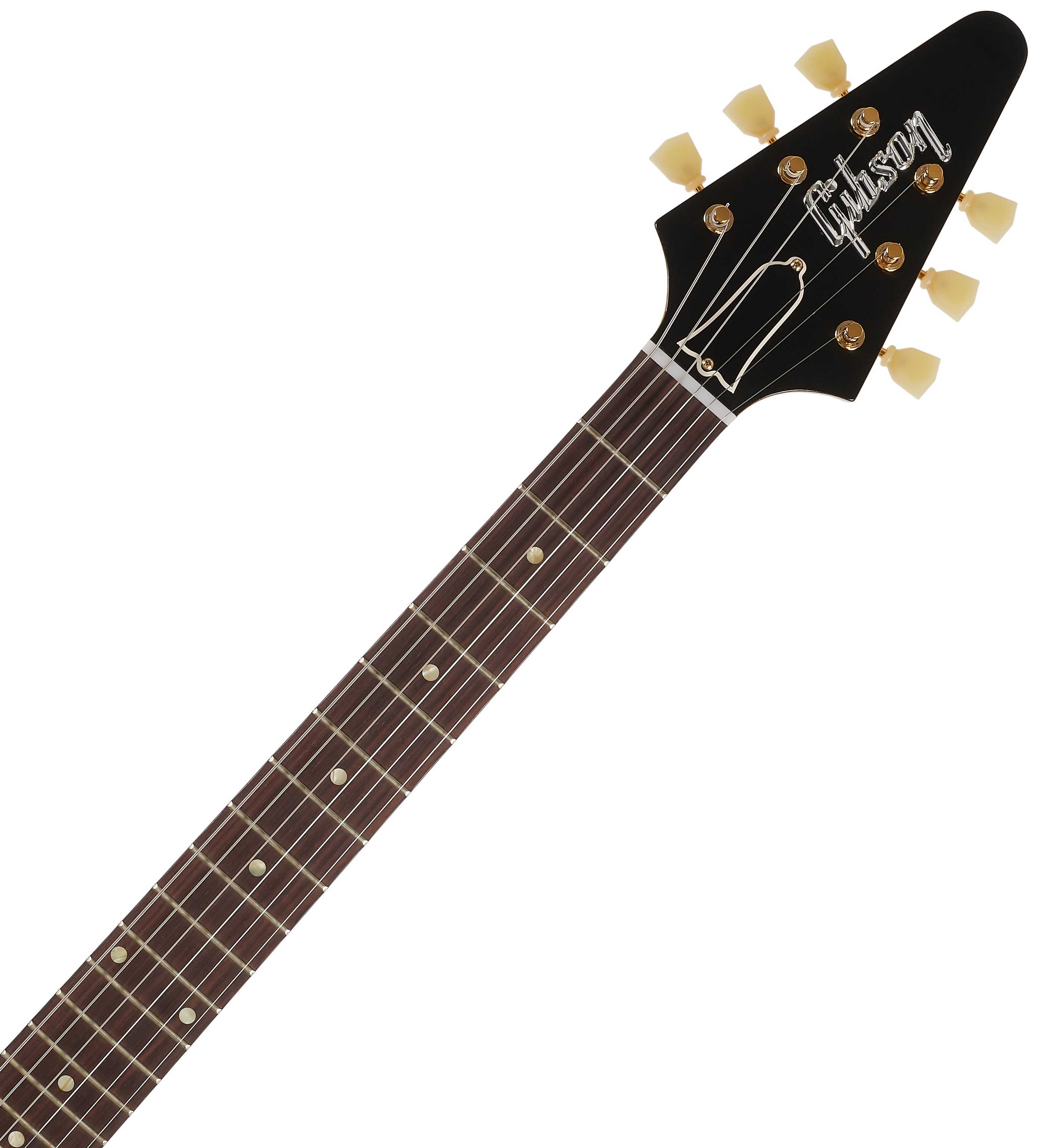 Gibson Custom 1958 Korina Flying V Black Pickguard Natural (obrázek 4)