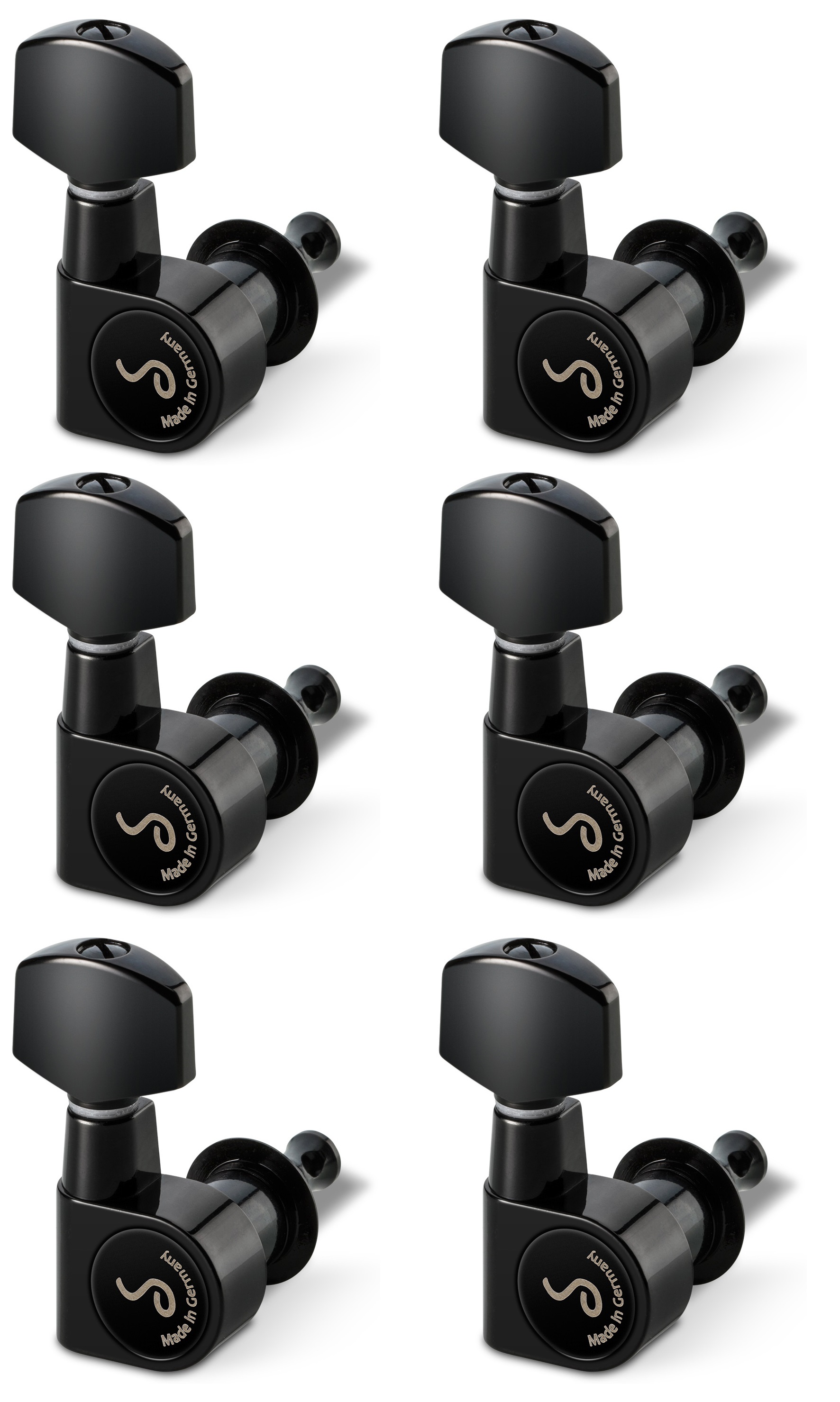 Levně Schaller M6 Pin 6 left Black