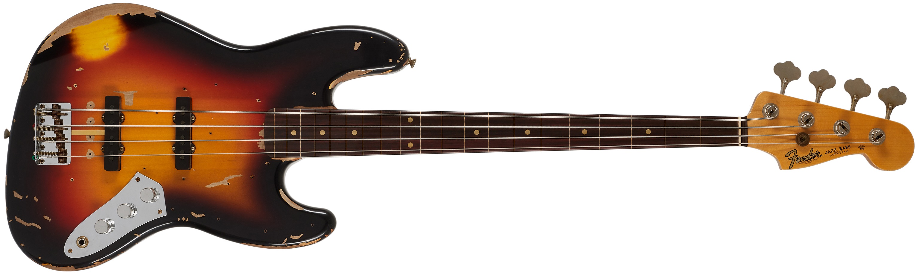Levně Fender Custom Shop Jaco Pastorius Tribute Fretless Jazz Bass 3TS