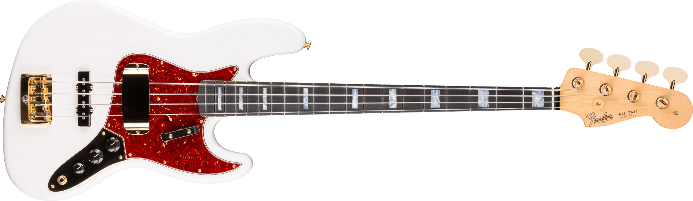 Levně Fender Custom Shop American Custom Jazz Bass EBY NOS White Blonde