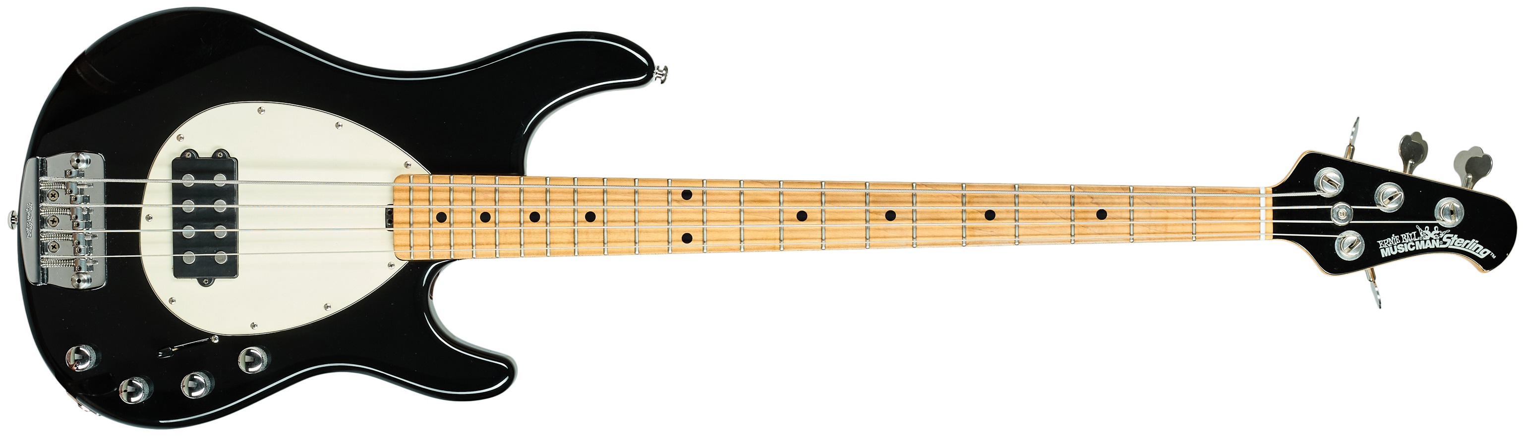 Music Man 2003 Sterling 4 H Black USA Matching Headstock