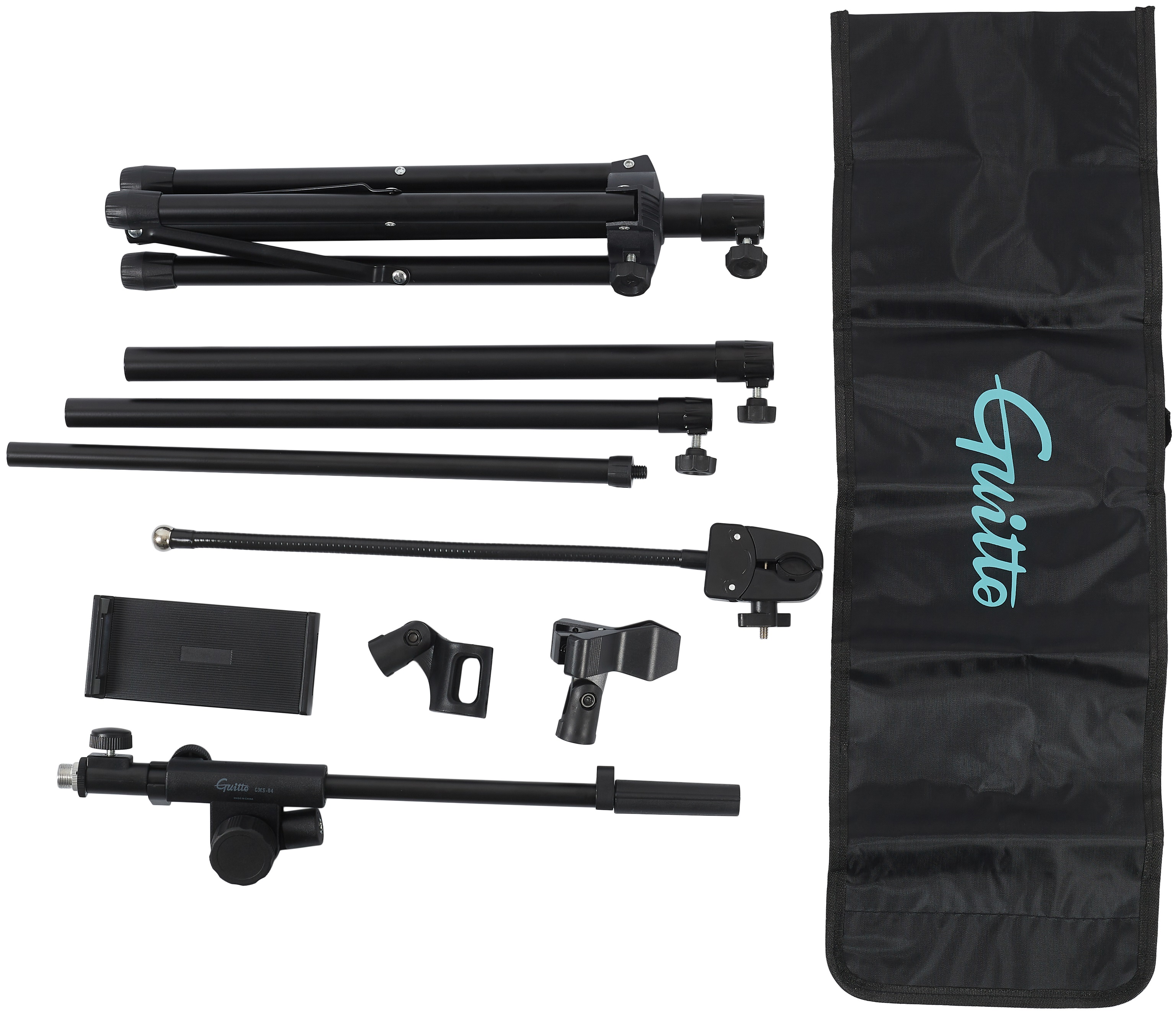 Guitto GMS-04 Mic Stand with Tablet Holder (obrázek 6)