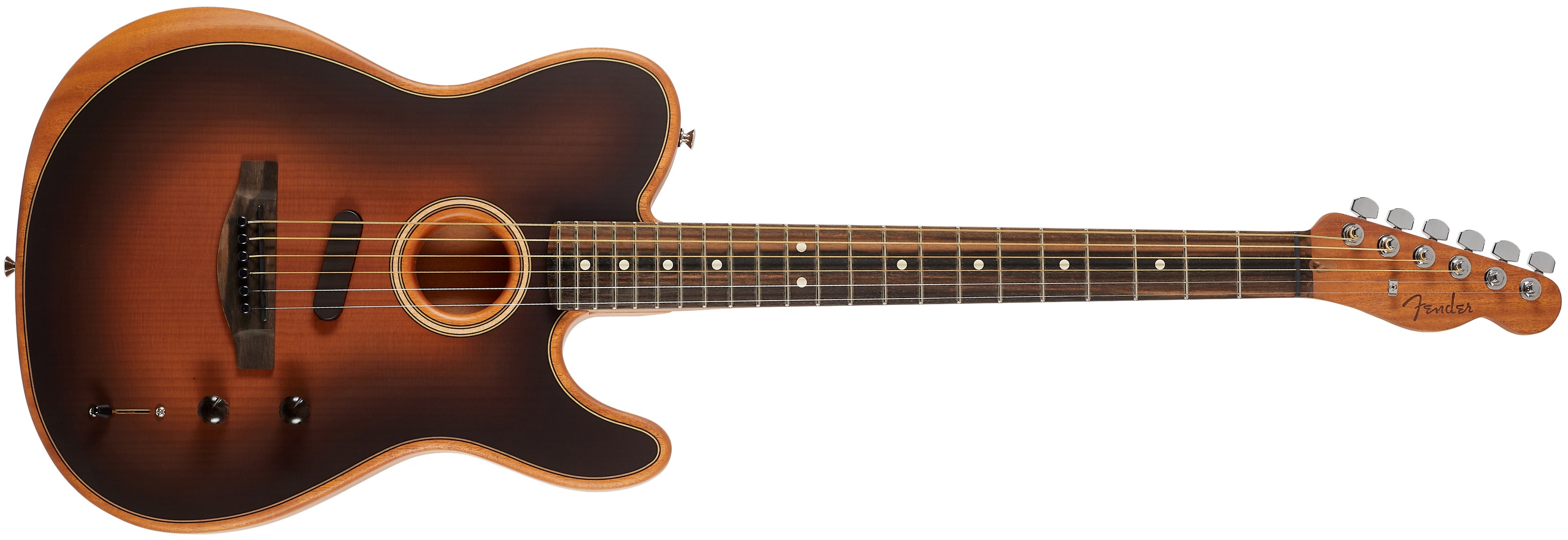 Levně Fender American Acoustasonic Telecaster Sunburst