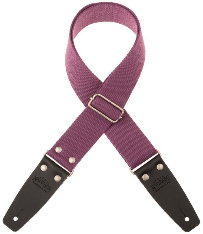 Levně Magrabò Stripe SC Entry Plum 5 cm, terminals Black, Silver Buckle