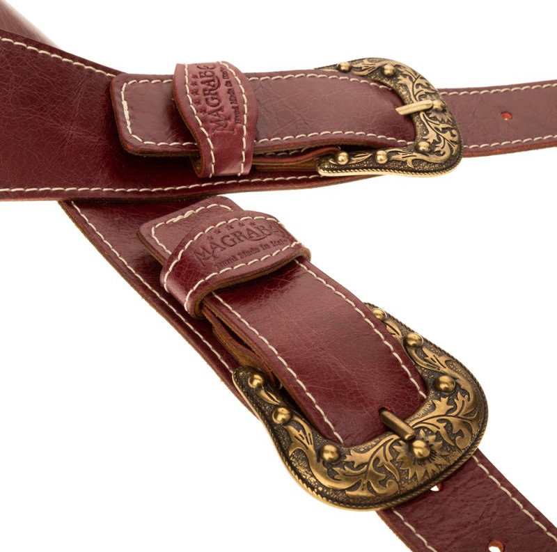 Magrabò Twin Buckle TS Aged Tosca / Sun Brass Buckle 7 cm (obrázek 3)