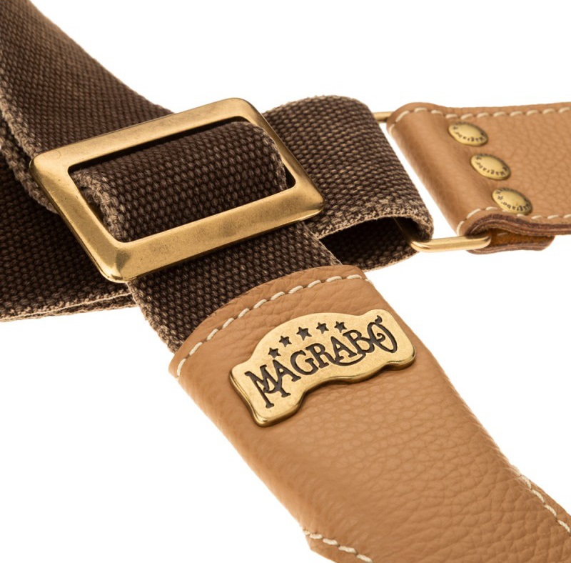 Magrabò Stripe SS Cotton Washed Brown / Cappuccino 5 cm (obrázek 3)