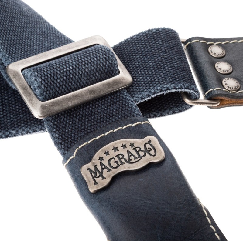 Magrabò Stripe SS Cotton Washed Blue / Aged Blue 5 cm (obrázek 3)