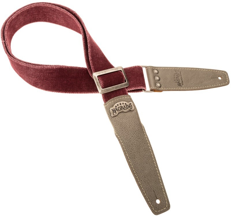 Magrabò Stripe SS Cotton Washed Bordeaux / Aged Granite 5 cm