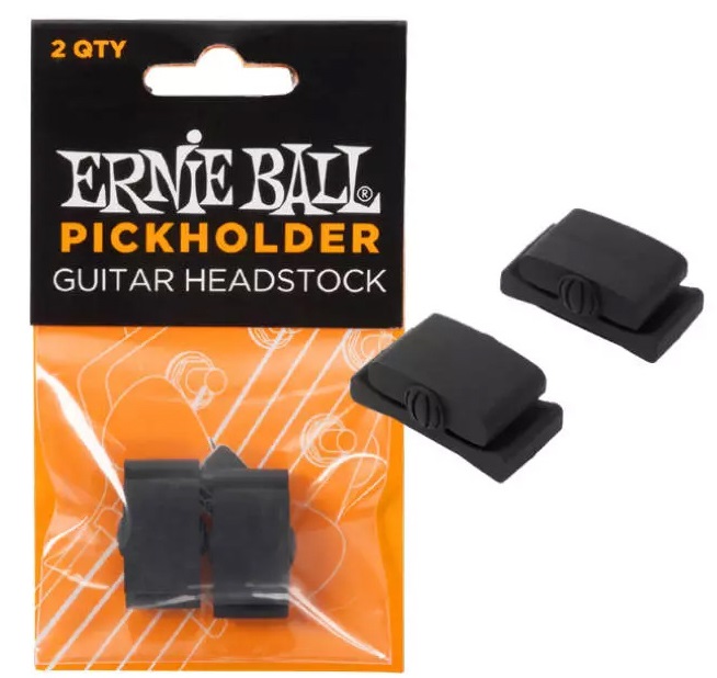 Levně Ernie Ball Pickholder - Guitar Headstock