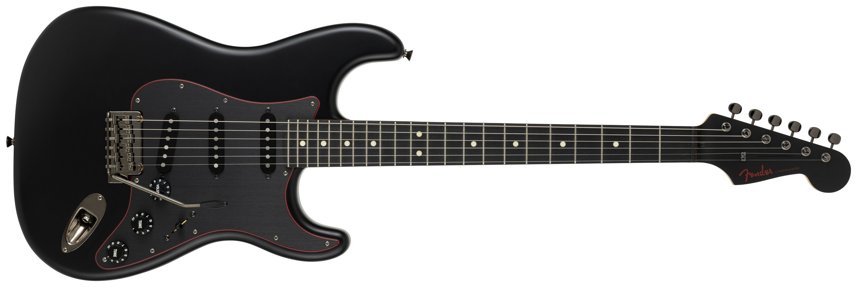 Levně Fender MIJ LE Hybrid II Stratocaster Noir RW BK