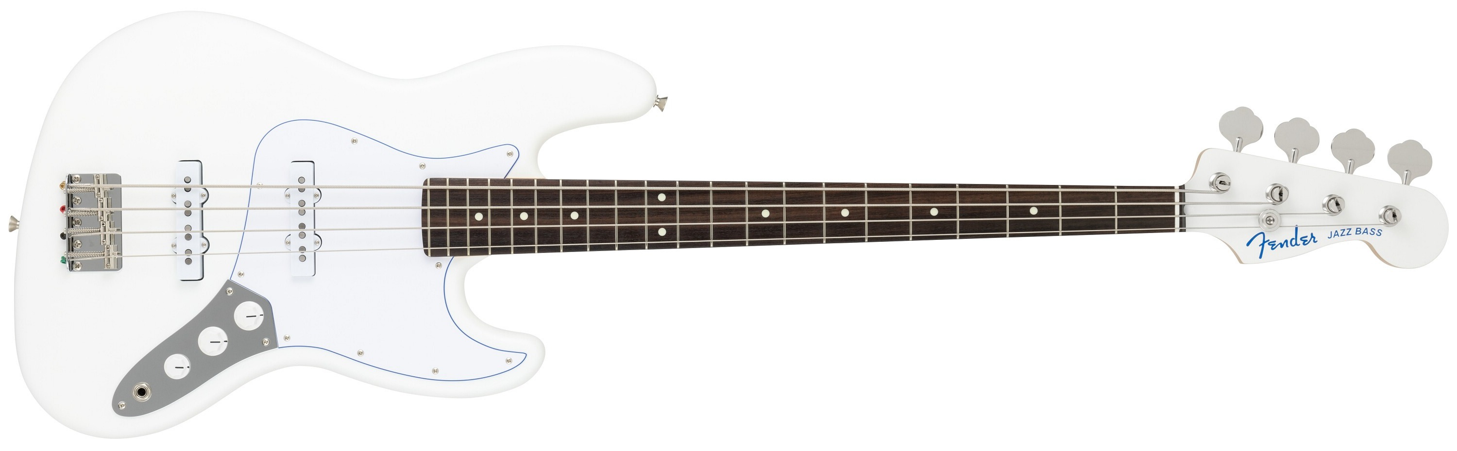 Levně Fender MIJ LE Hybrid II Jazz Bass Blanc RW WH