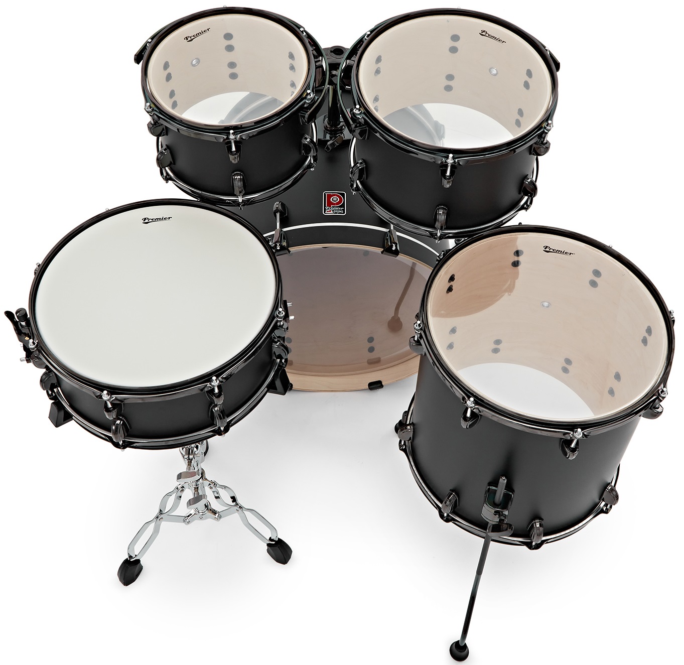 Premier Artist 20" 5pc Fusion Shell Pack Matte Black (obrázek 3)