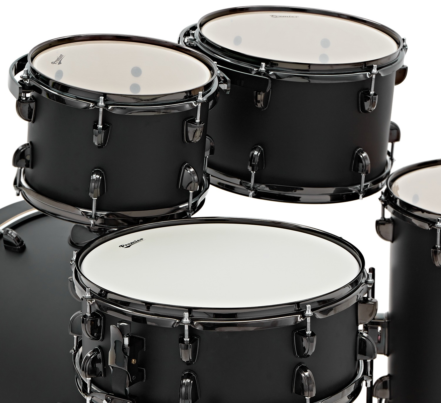 Premier Artist 20" 5pc Fusion Shell Pack Matte Black (obrázek 4)