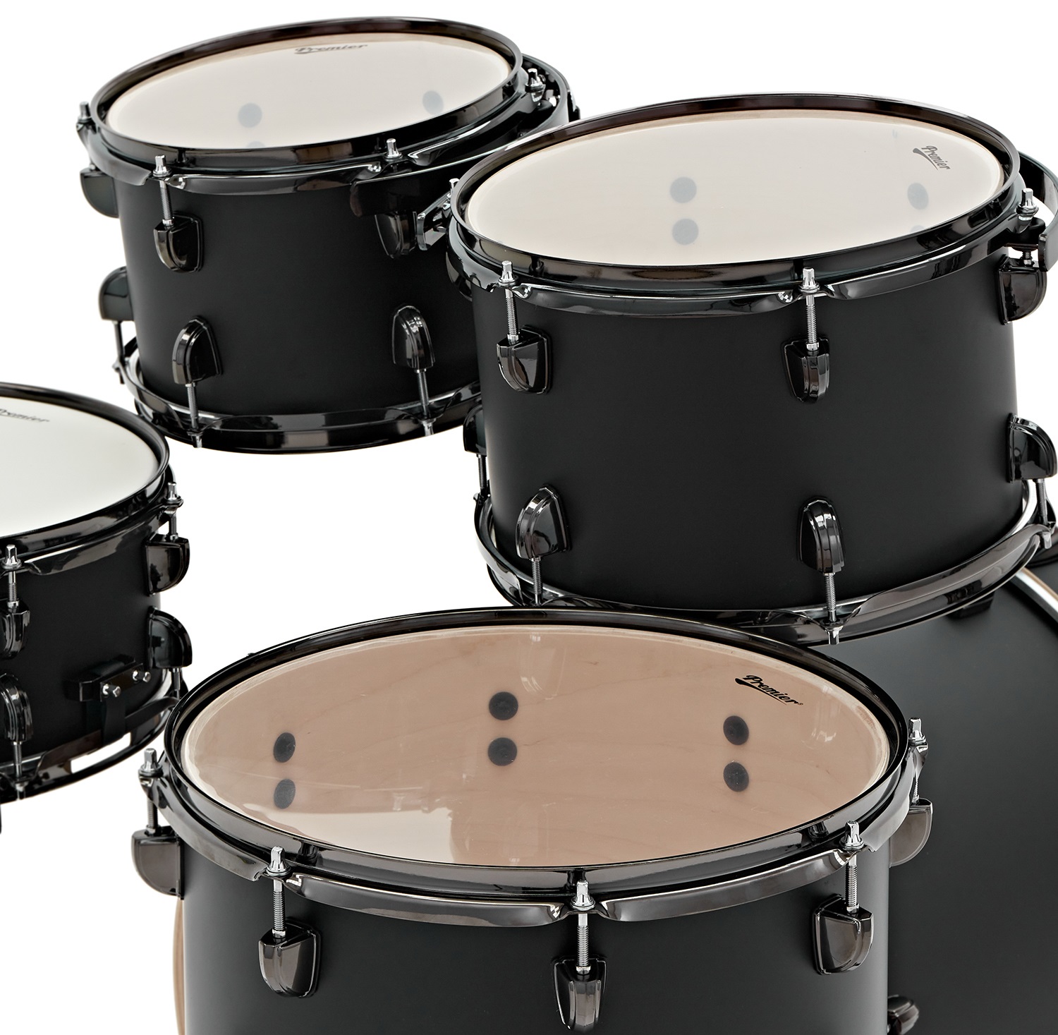 Premier Artist 20" 5pc Fusion Shell Pack Matte Black (obrázek 5)