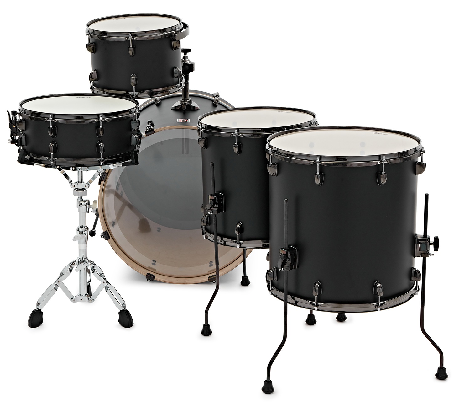 Premier Artist 22" 5pc Heavy Rock Shell Pack Matte Black (obrázek 4)