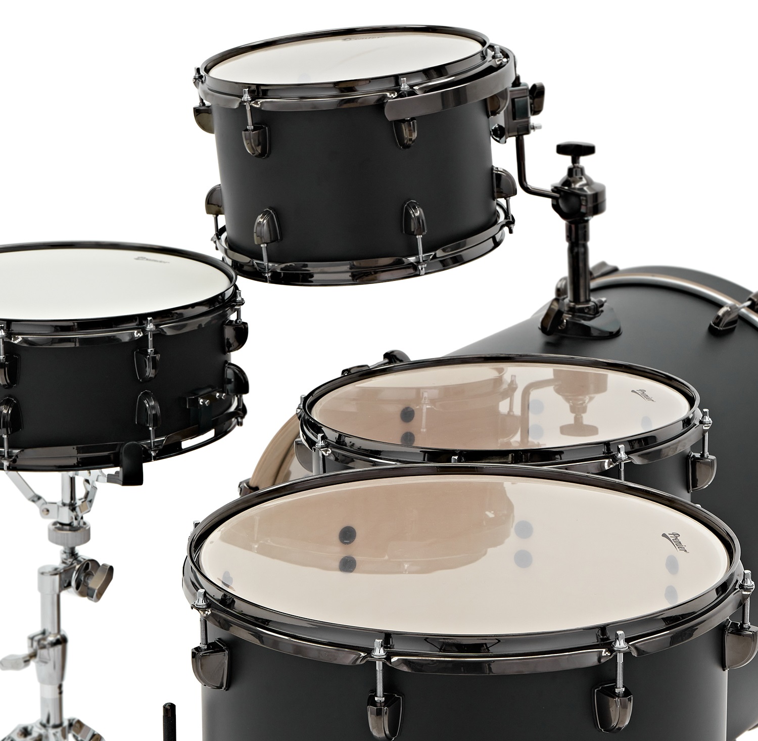 Premier Artist 22" 5pc Heavy Rock Shell Pack Matte Black (obrázek 6)