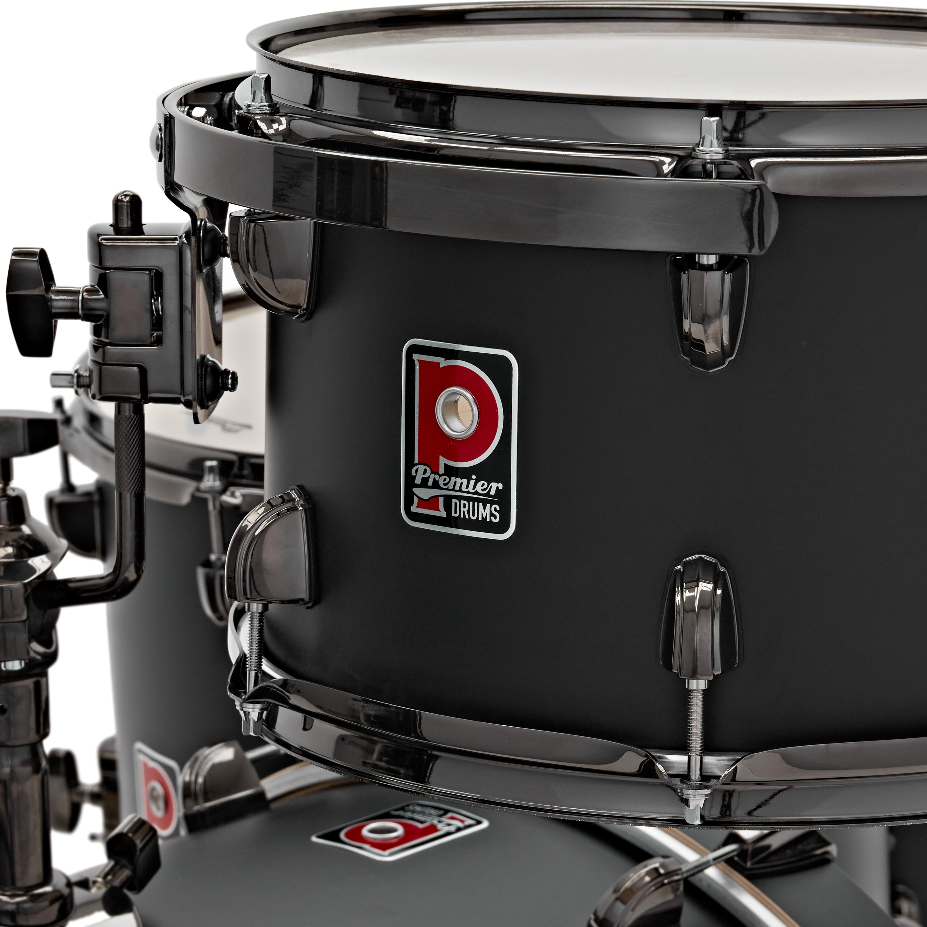 Premier Artist 22" 5pc Heavy Rock Shell Pack Matte Black (obrázek 7)