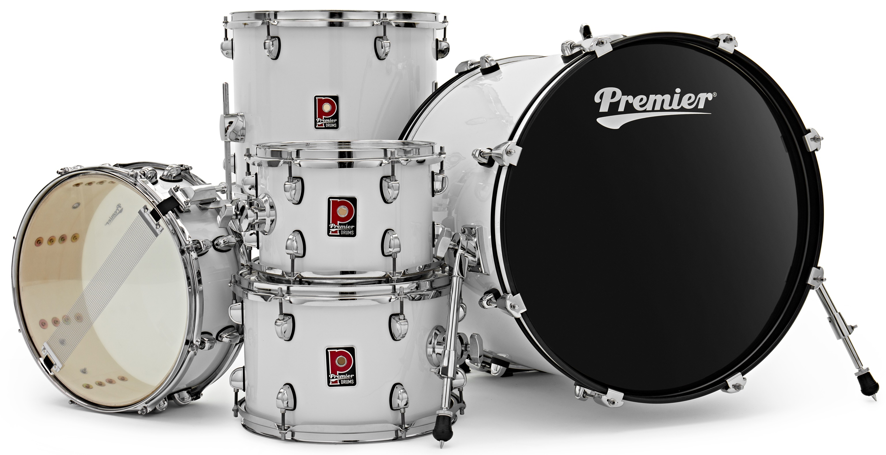 Premier Revolution 20" 5pc Drum Kit White (obrázek 3)