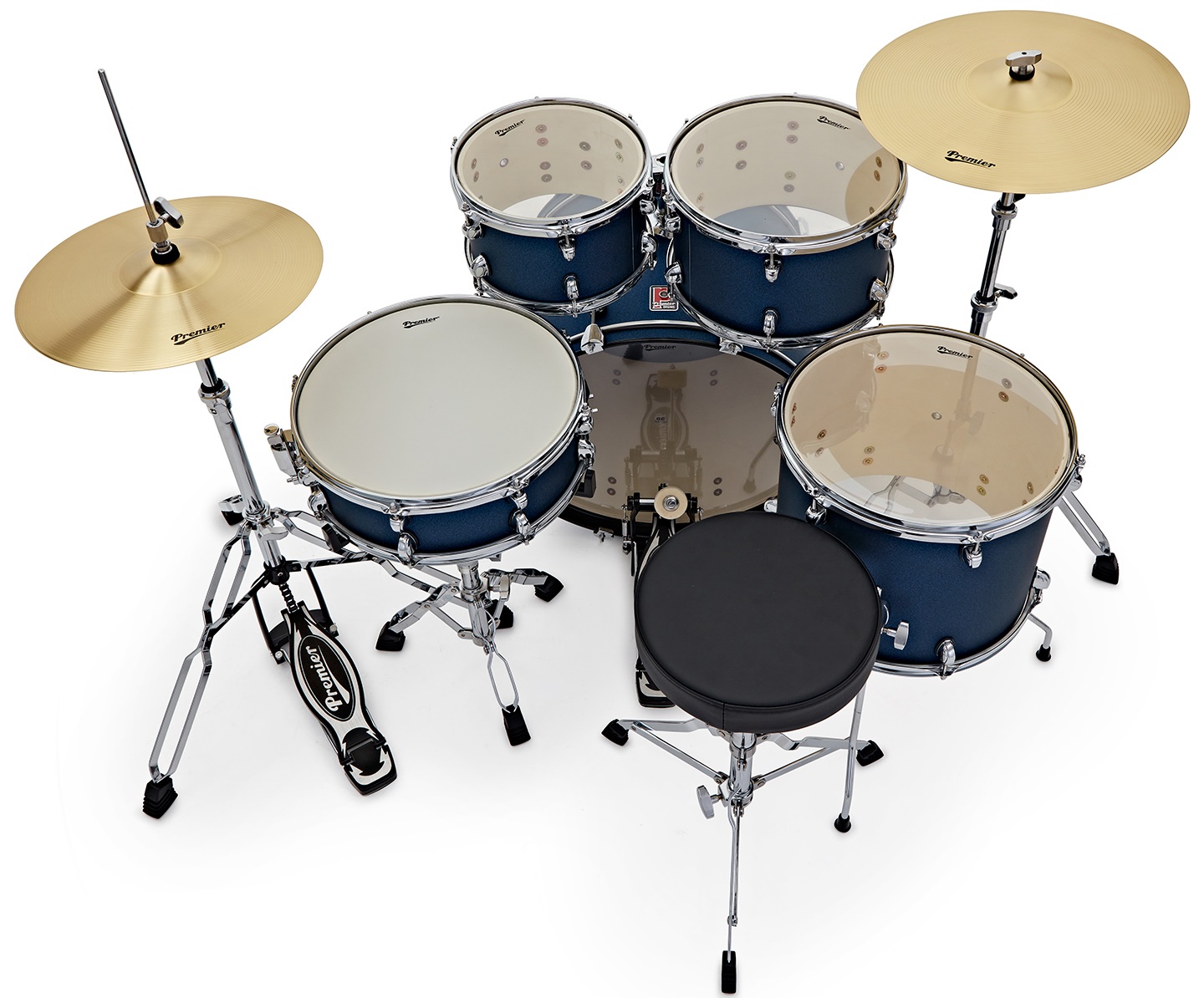 Premier Revolution 20" 5pc Drum Kit Blue Stardust (obrázek 3)
