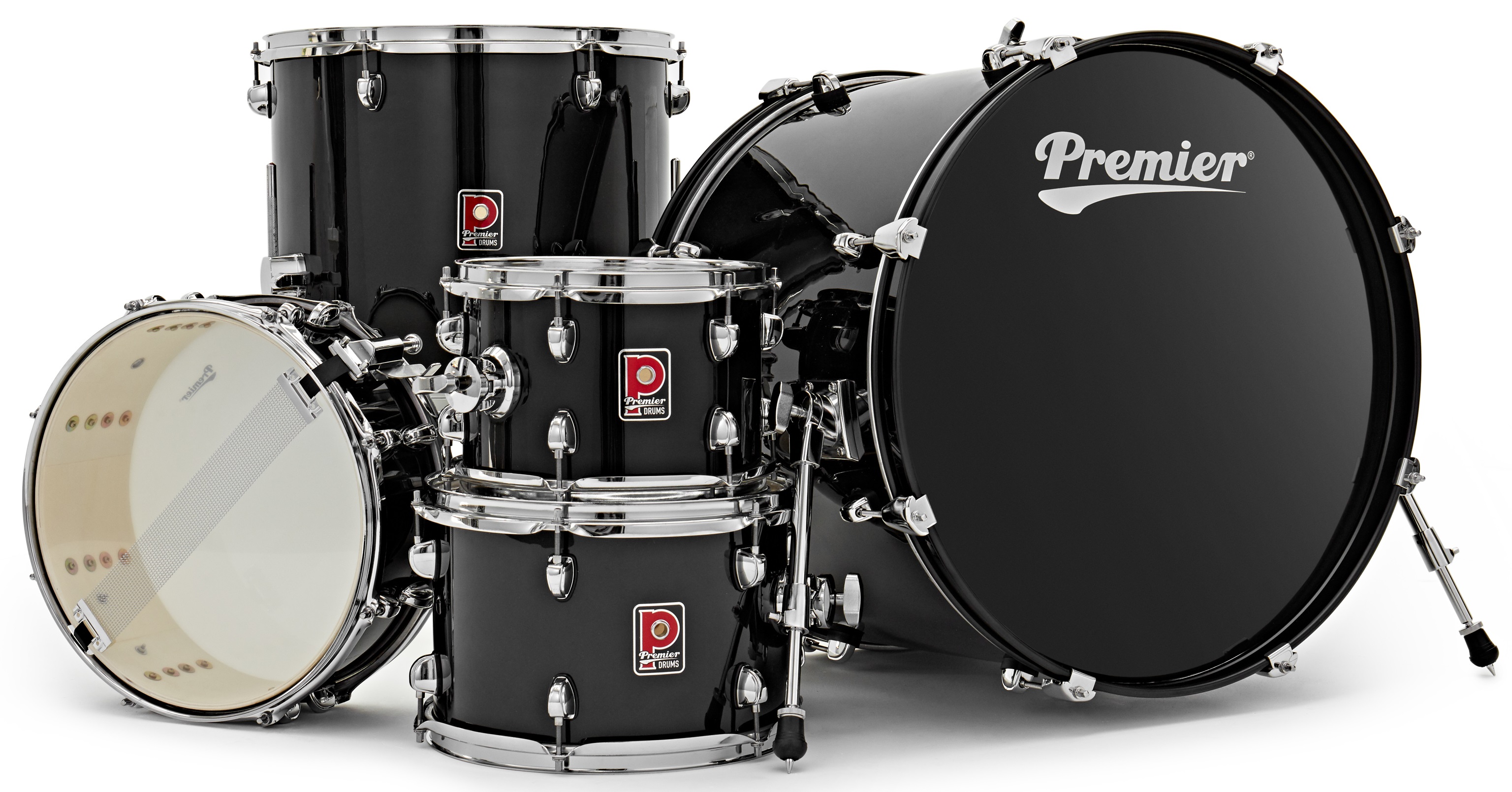 Premier Revolution 22" 5pc Drum Kit Black (obrázek 3)