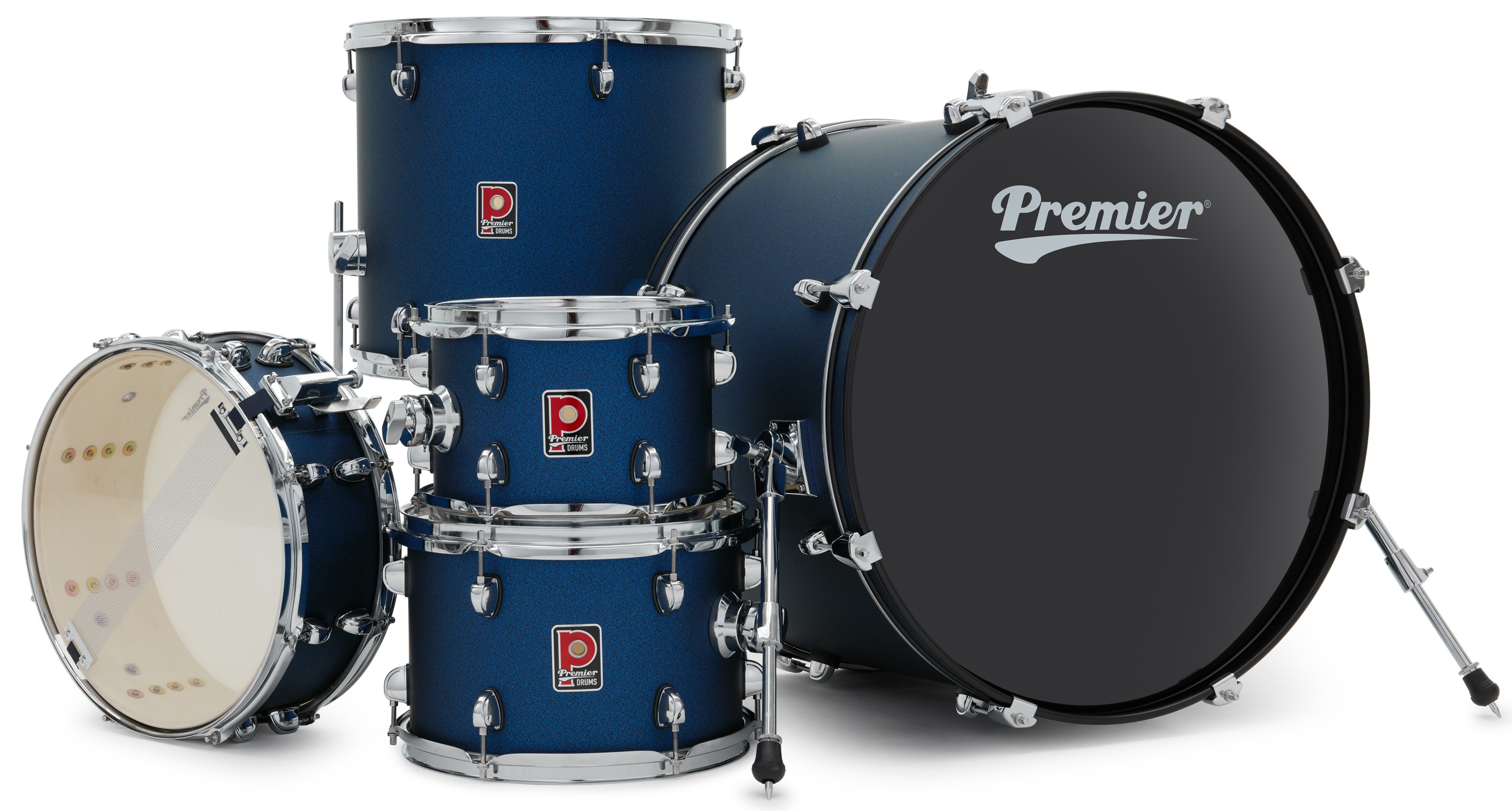 Premier Revolution 22" 5pc Drum Kit Blue Stardust (obrázek 3)