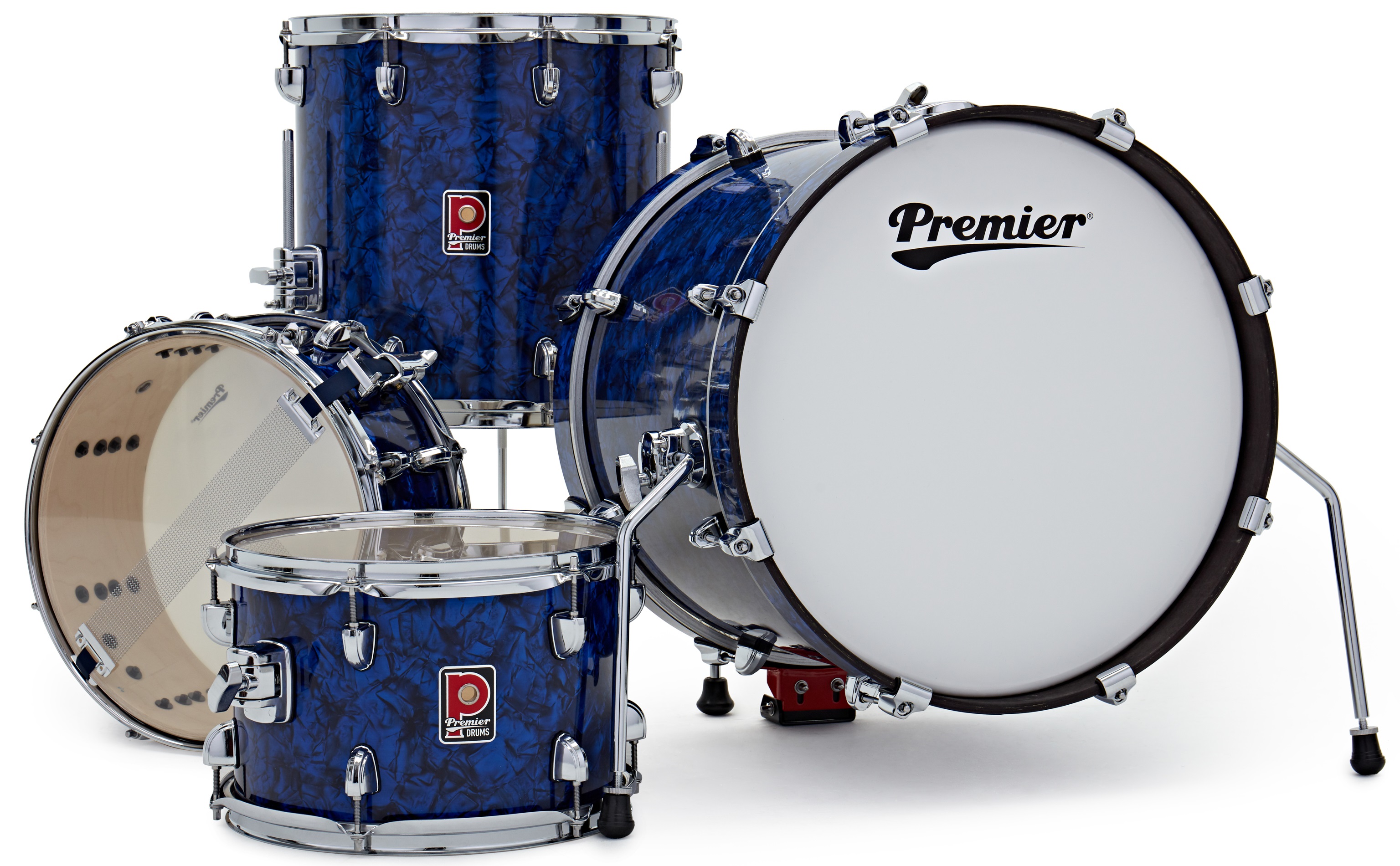 Premier Artist Heritage 18" 4pc Shell Pack Blue Pearl (obrázek 5)