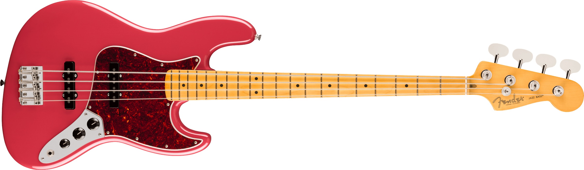 Levně Fender American Professional Classic Jazz Bass MN Faded Dakota Red