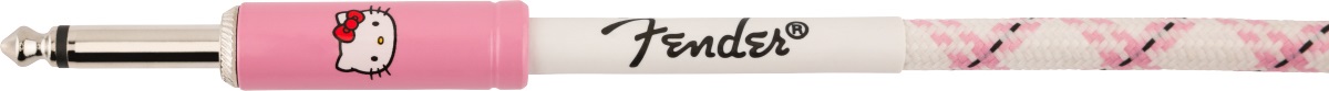 Fender Hello Kitty White/Pink Woven Cable 10' (obrázek 3)
