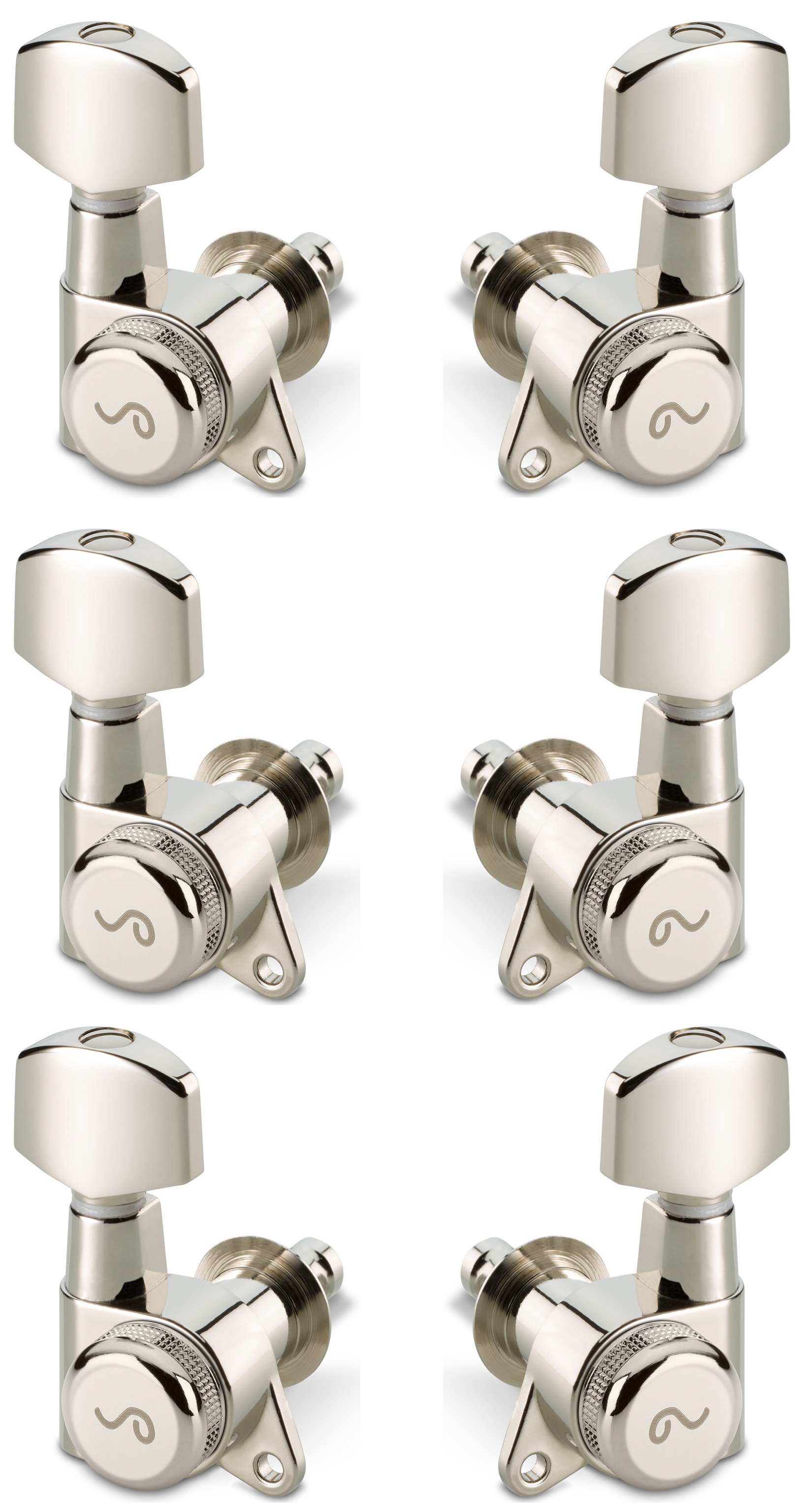 Levně Schaller M6 135 3 left + 3 right Nickel Locking 21,0