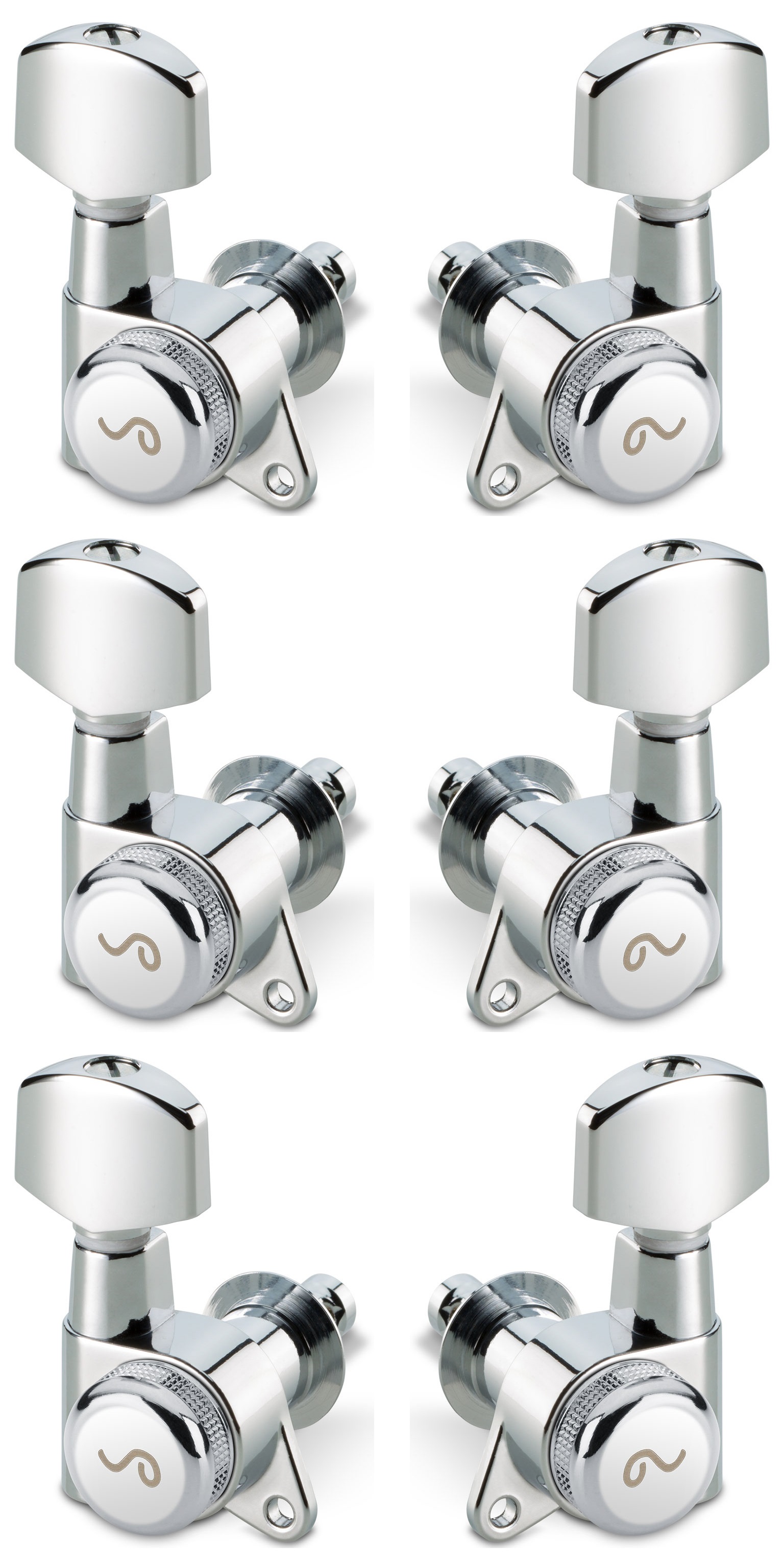 Levně Schaller M6 135 3 left + 3 right Chrome Locking 21,0