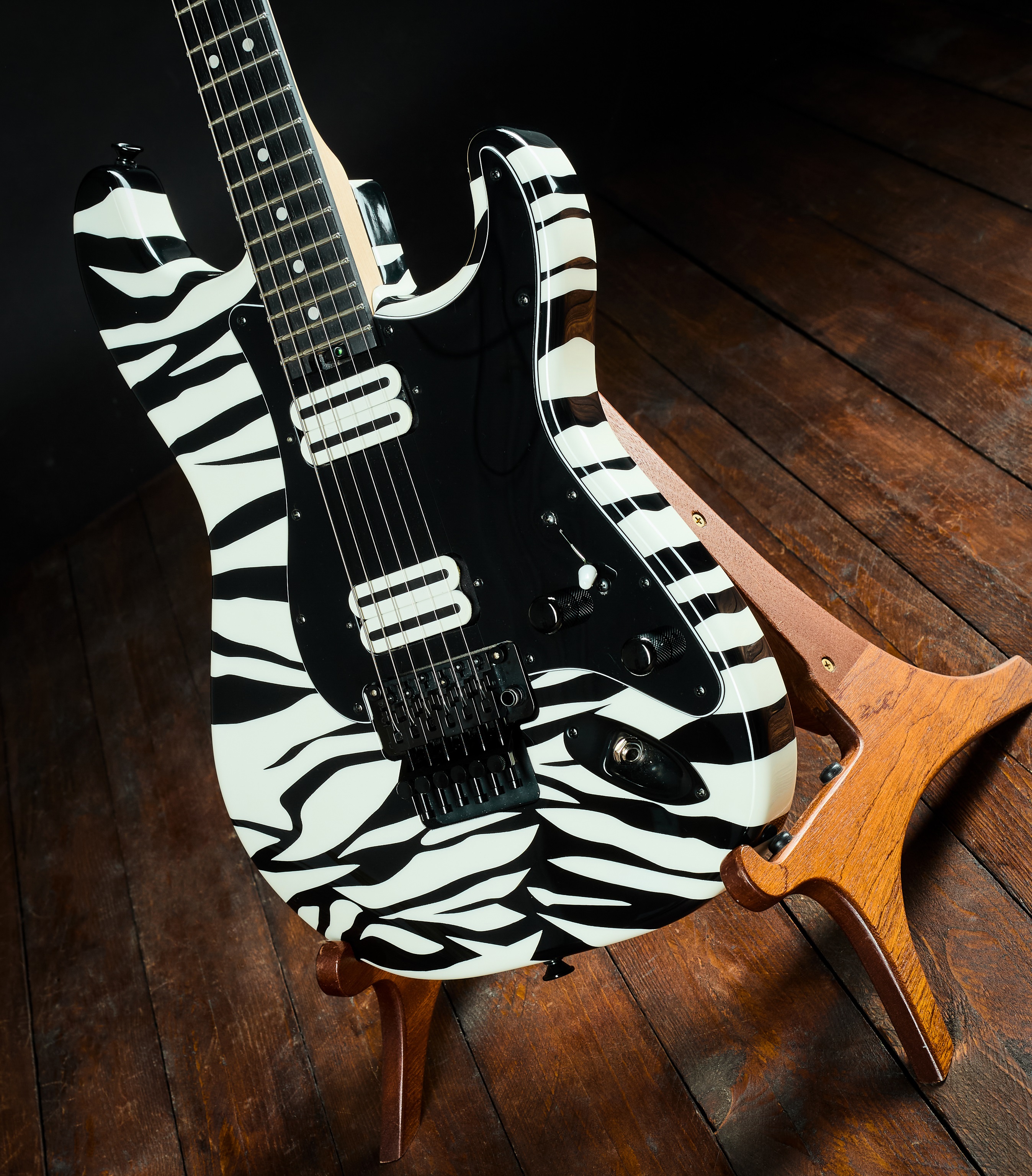 Charvel Custom Shop 2025 So-Cal 2H FR Zebra (obrázek 4)