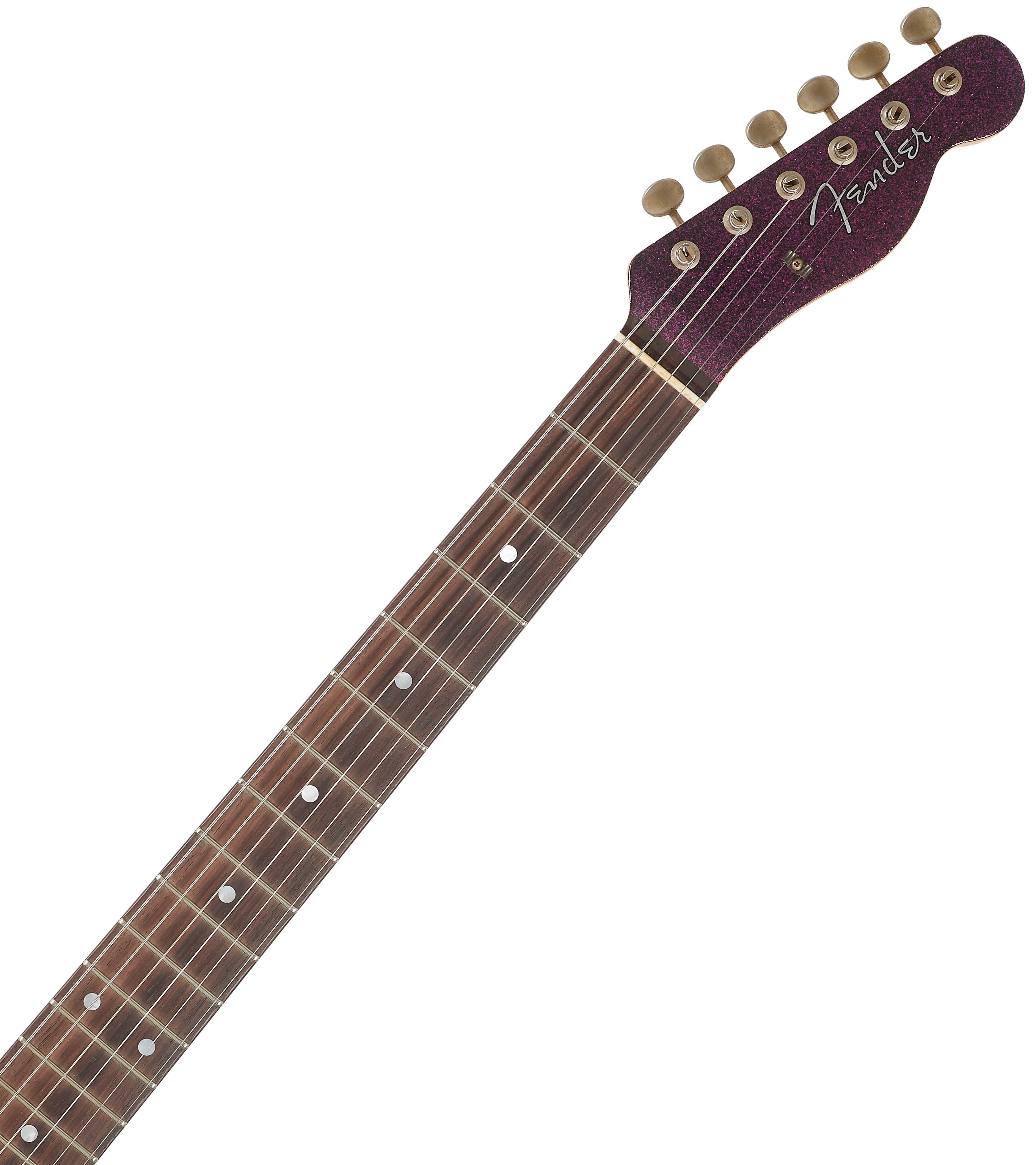 Fender Custom Shop 60 Telecaster Custom Thinline JRN Relic Aged Magent (obrázek 4)