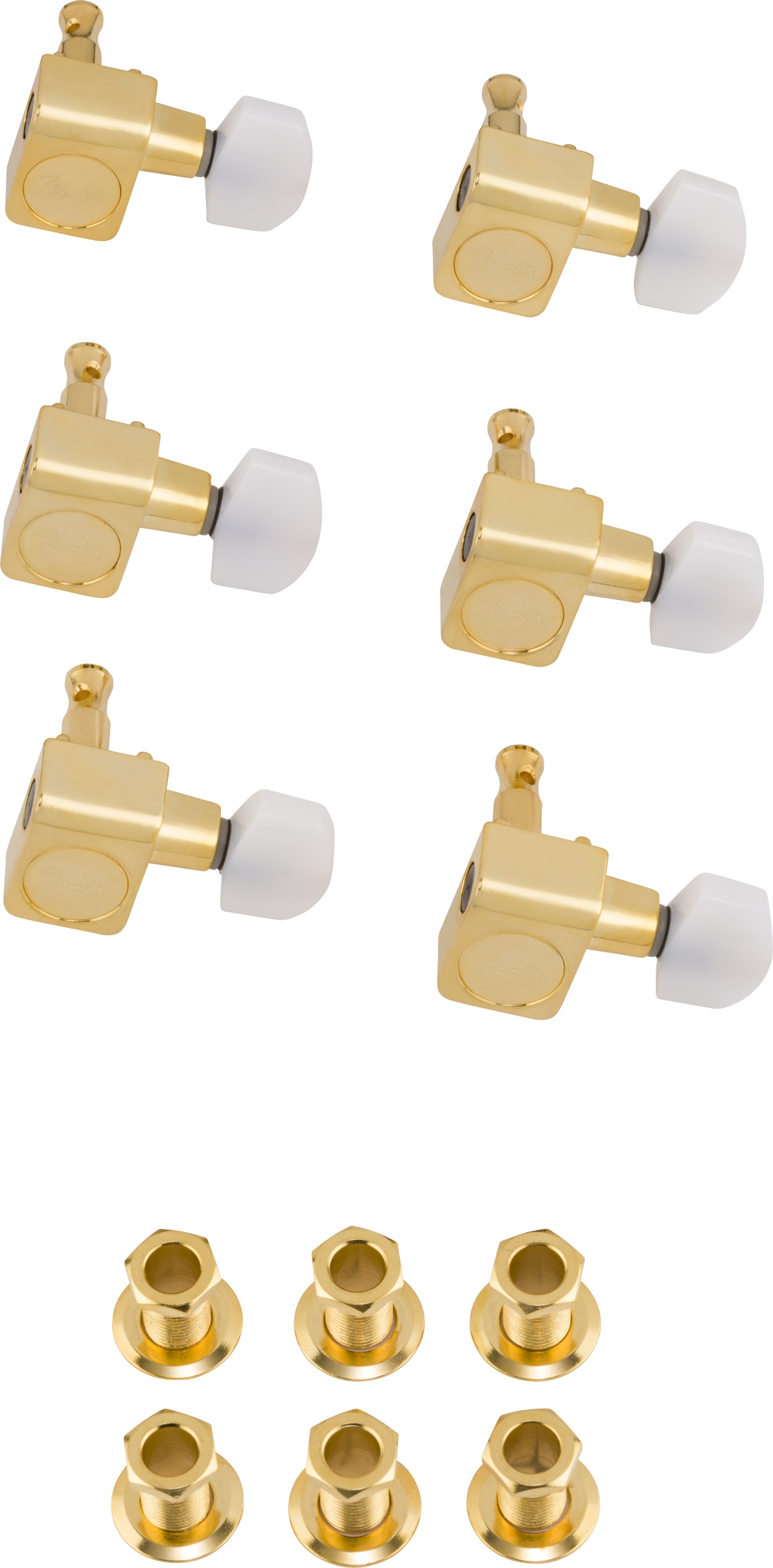 Levně Fender Deluxe Cast/Sealed Guitar Tuning Machines with Pearl Buttons, G