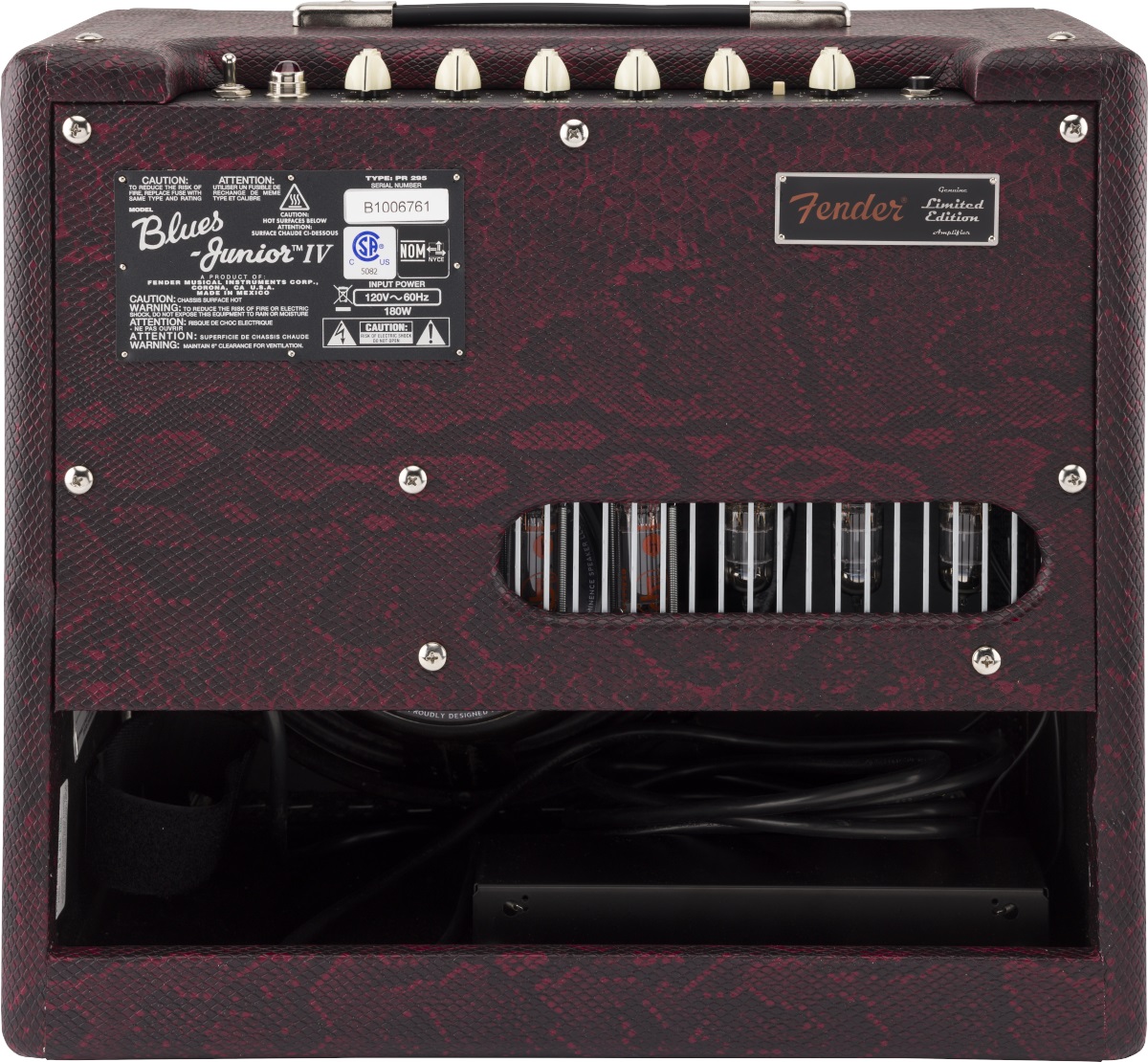 Fender Blues Junior IV Red Snake Texas (obrázek 3)