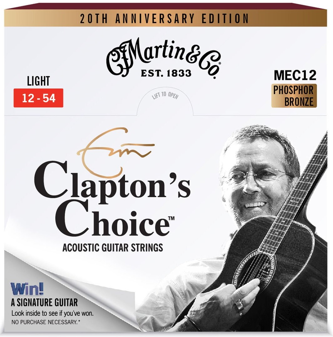 Levně Martin Eric Clapton 20th Anniversary Strings Light