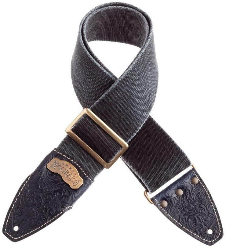 Levně Magrabò Stripe SS Cotton Washed Black 8 cm, Flores Black