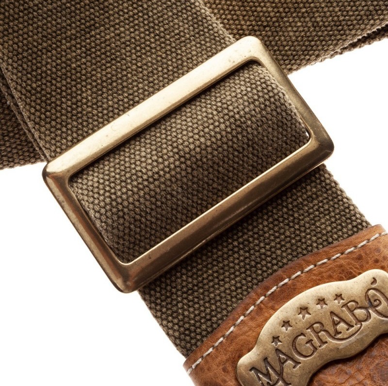 Magrabò Stripe SS Cotton Washed Olive Green / Aged 959 8 cm (obrázek 3)