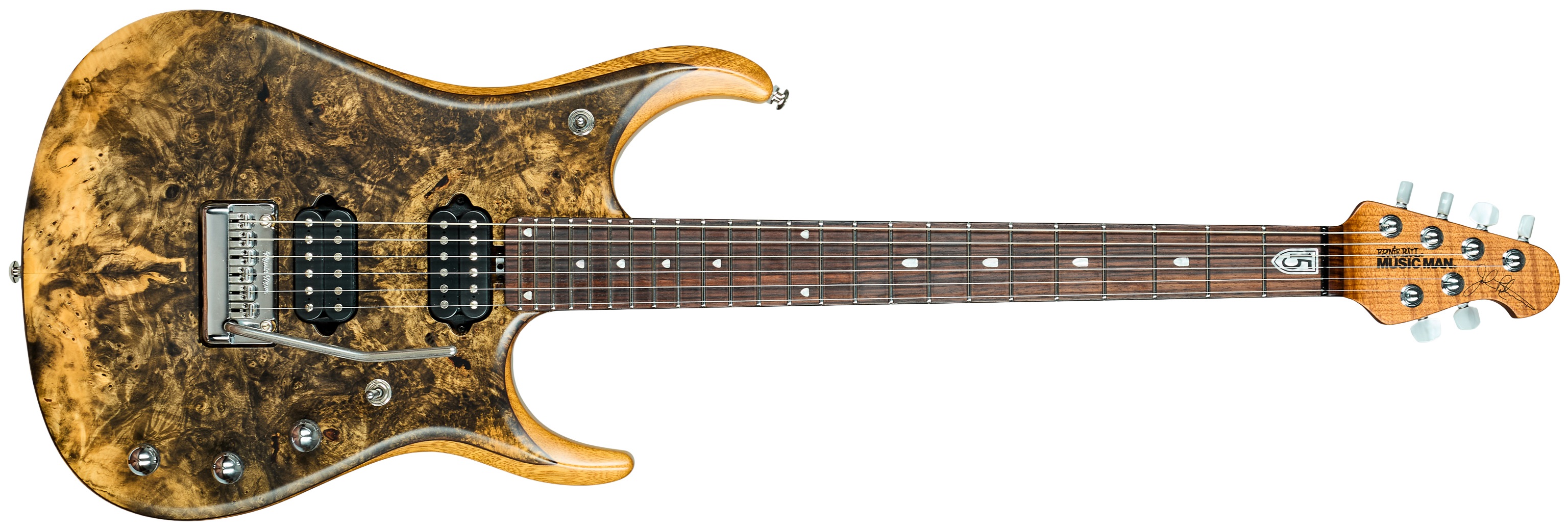 Levně Music Man 2023 Petrucci JP15 BFR Butterscotch Burl LTD 40/100