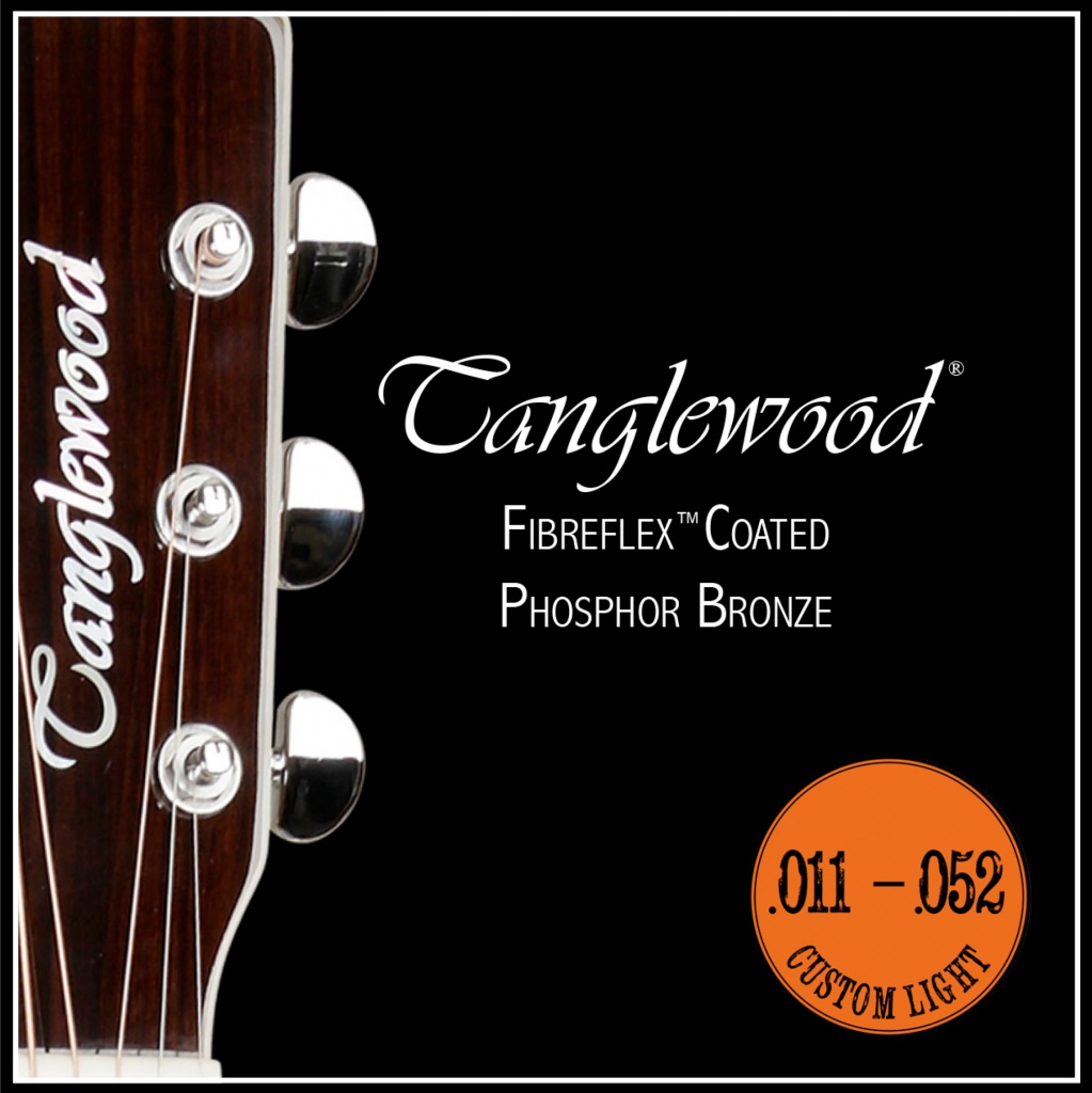 Levně Tanglewood Acoustic Guitar Strings 11 Custom Light
