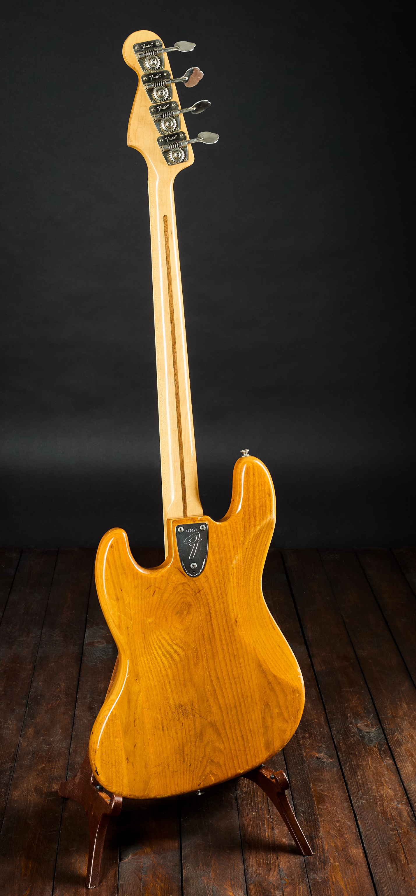 Fender 1975 Jazz Bass Natural (obrázek 3)