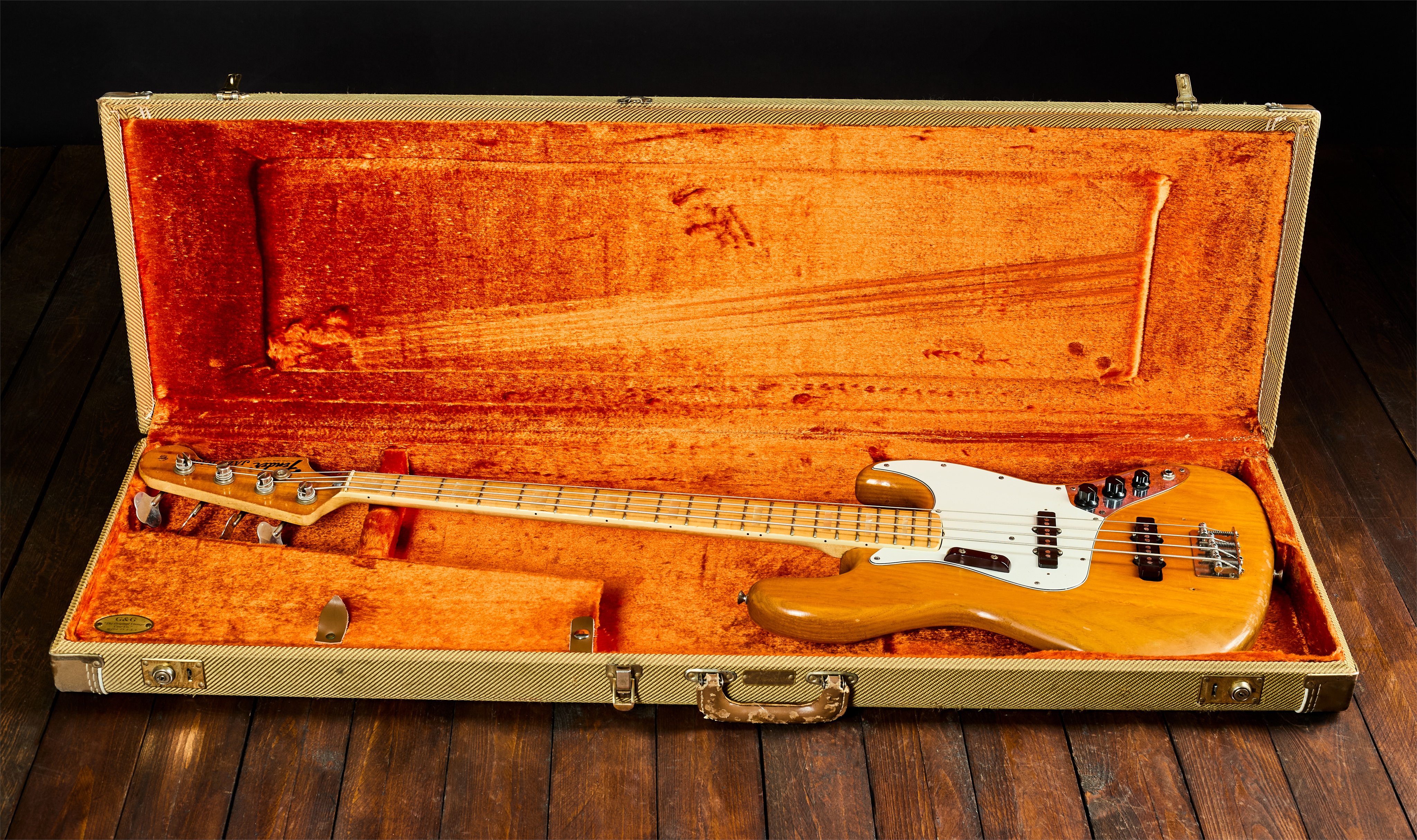 Fender 1975 Jazz Bass Natural (obrázek 8)