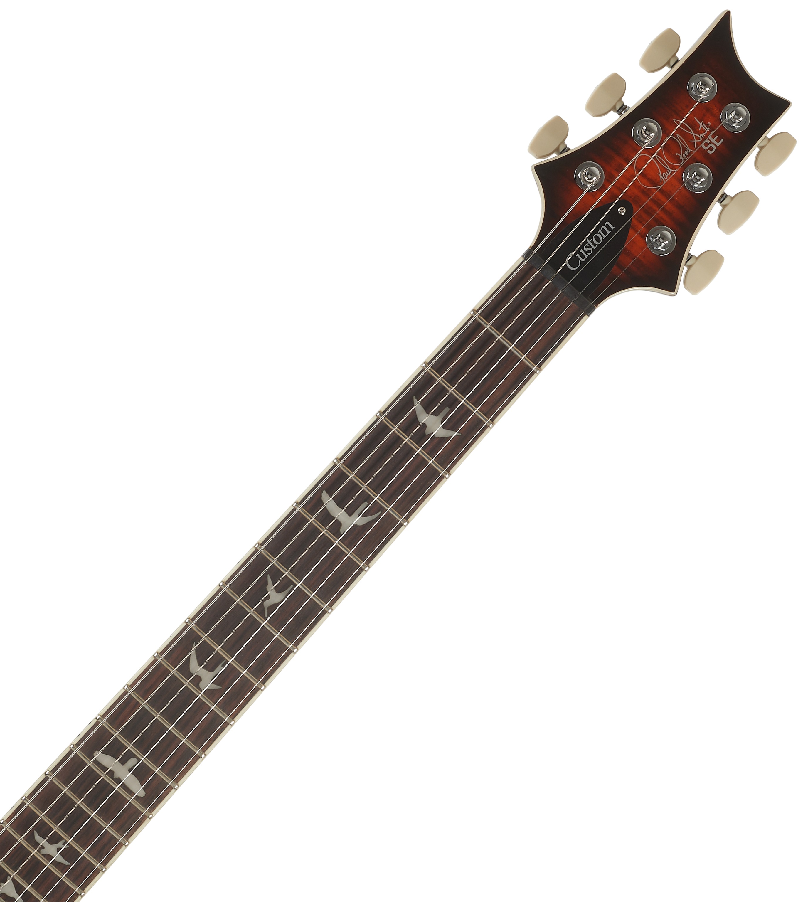 PRS SE Custom 24 Semi-Hollow Piezo Orange Tiger Smokeburst 2026 (obrázek 4)
